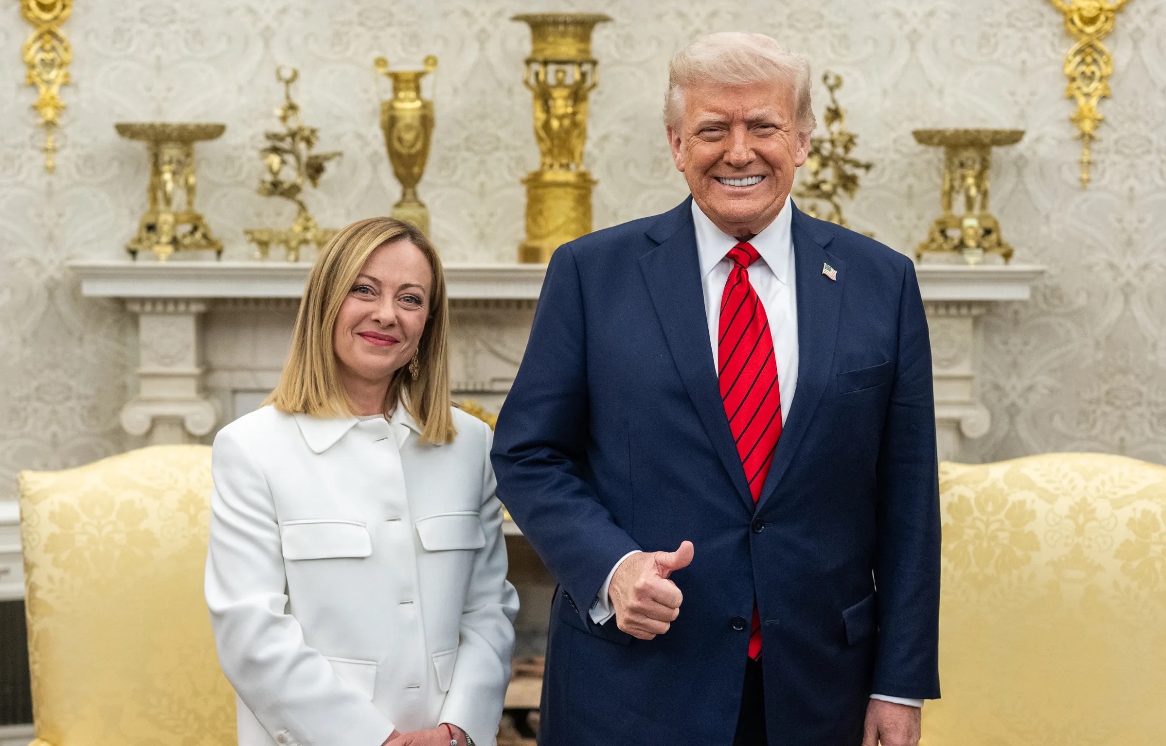 梅洛尼過去和川普關係密切。（翻攝The White House）