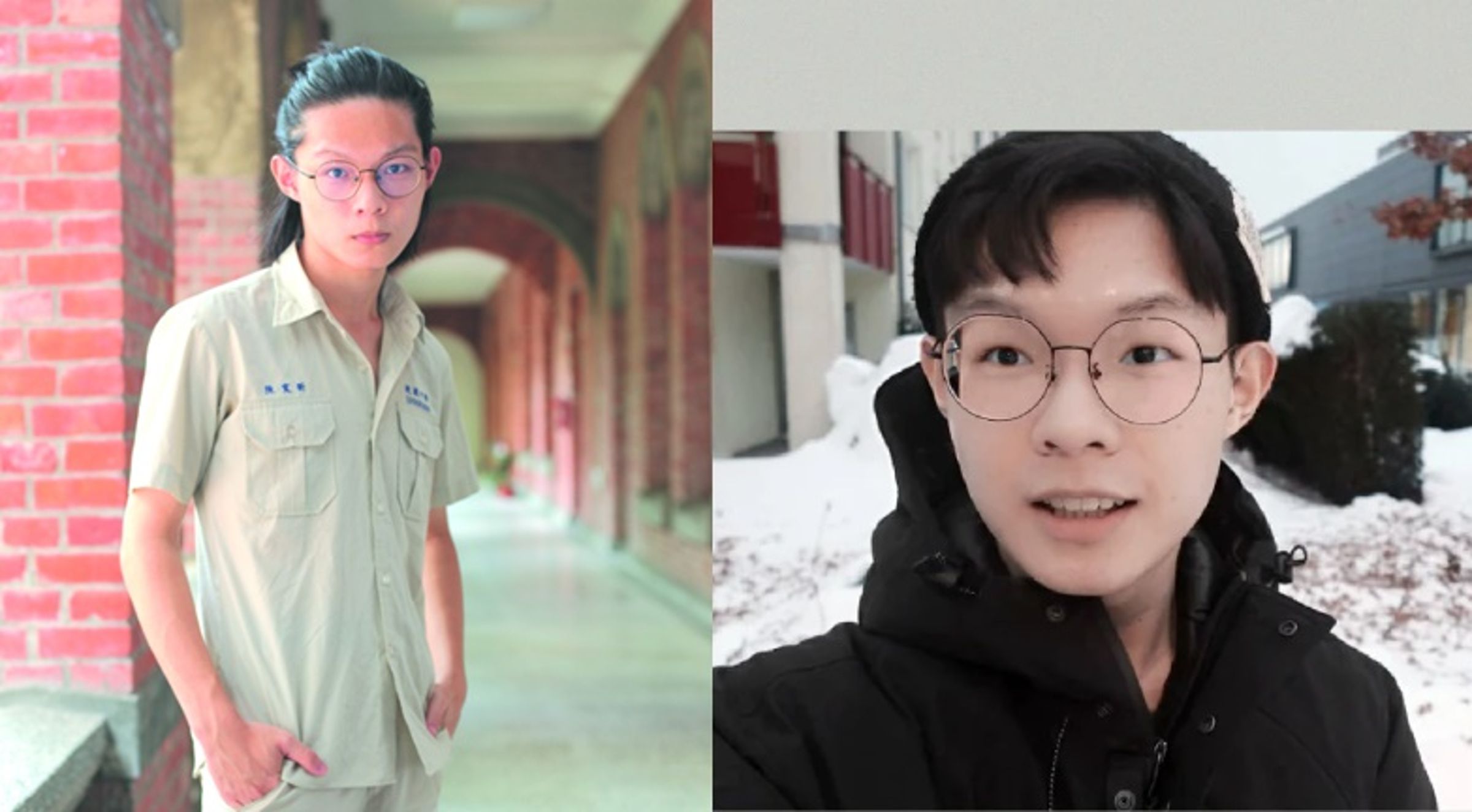 畢業於建國中學的陳寬昕目前正在德國留學，但因當地物價超乎預期，因此決定展開第二階段募資，也順利在22小時內達標。（左翻攝自陳寬昕臉書，右翻攝自嘖嘖平台官網）