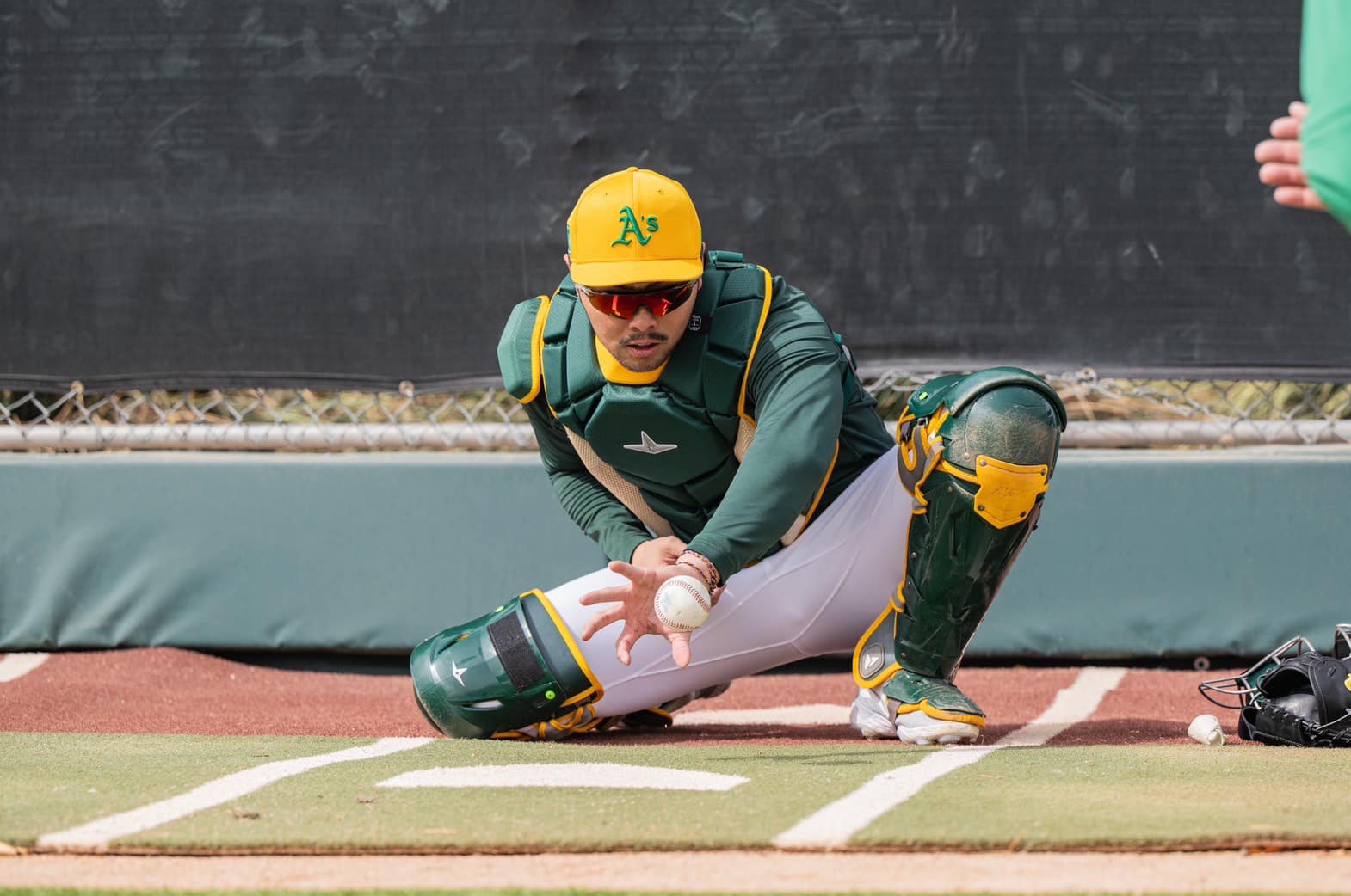 12強心靈捕手林家正目前效力美職運動家2A。（翻攝林家正粉絲專頁）