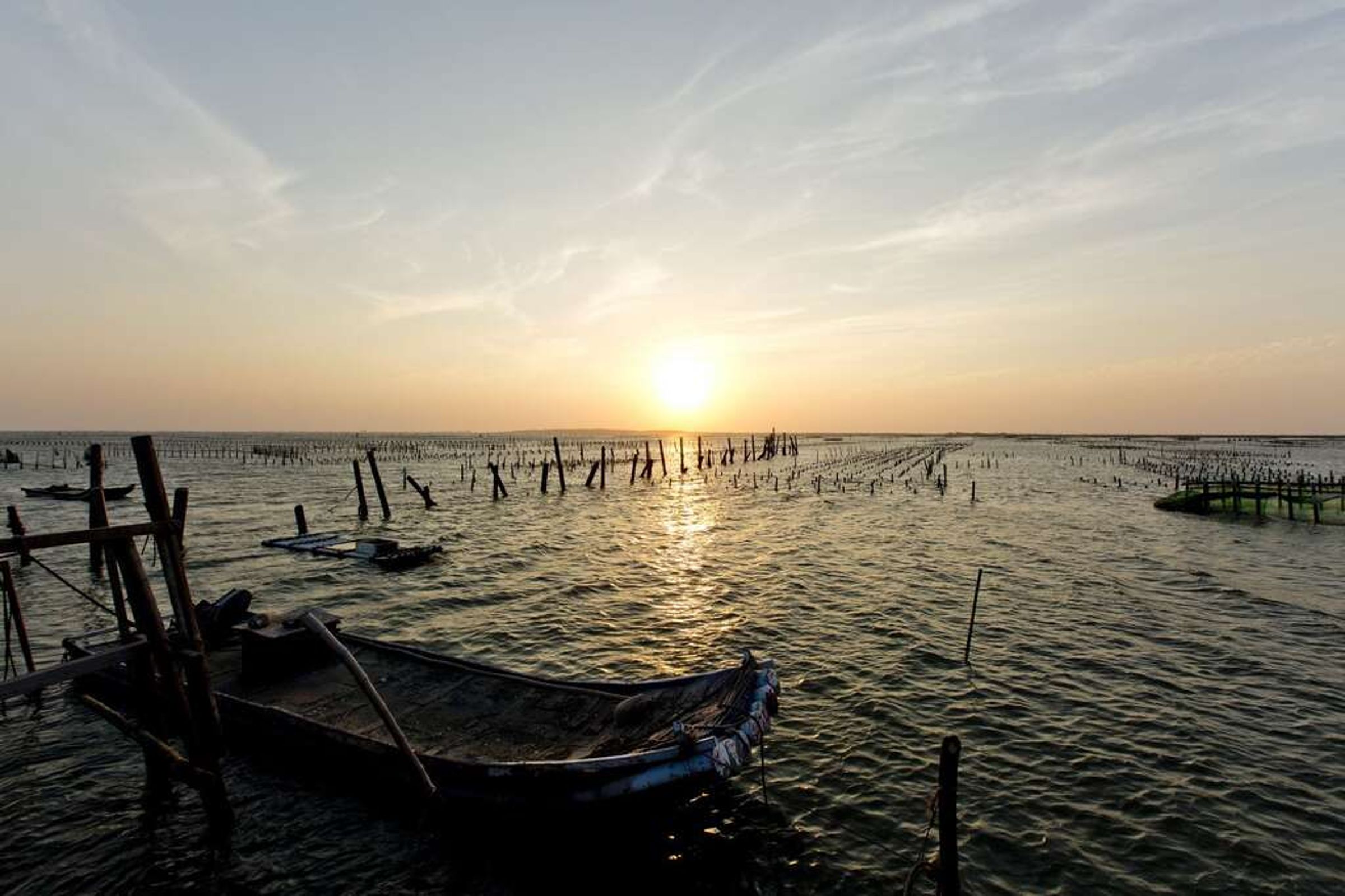 台灣本島2023年最晚日落的地方在台南七股。(翻攝自台南旅遊網)