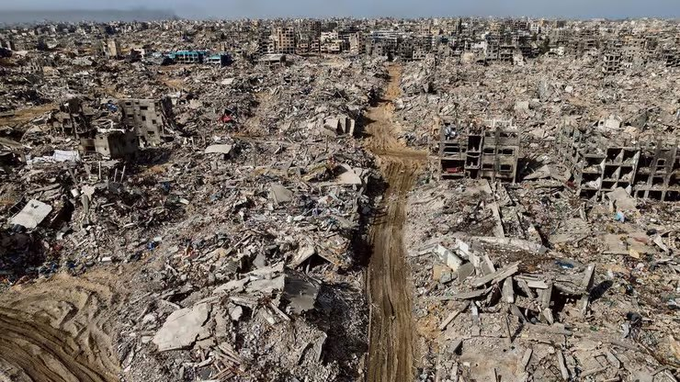 巴勒斯坦伊斯蘭主義組織哈瑪斯與以色列的戰爭打了18個月。（翻攝自X@VividProwess）