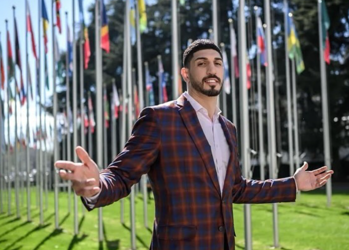 前NBA球星坎特發文祝賀賴清德當選。（翻攝自IG@enesfreedom）