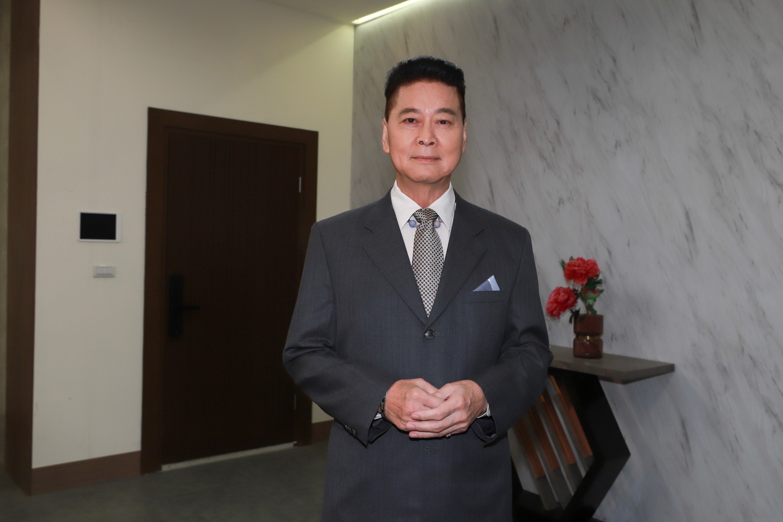 劉尚謙睽違21年再加入民視八點檔，相當興奮。（民視提供）