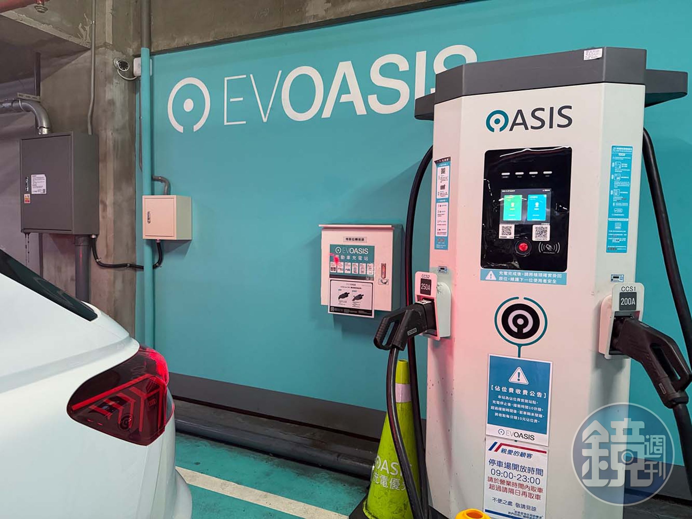 充電站廠商EVOSIS目前在全台總計有120座的快充站,正式超越Tesla成為最大營運商。