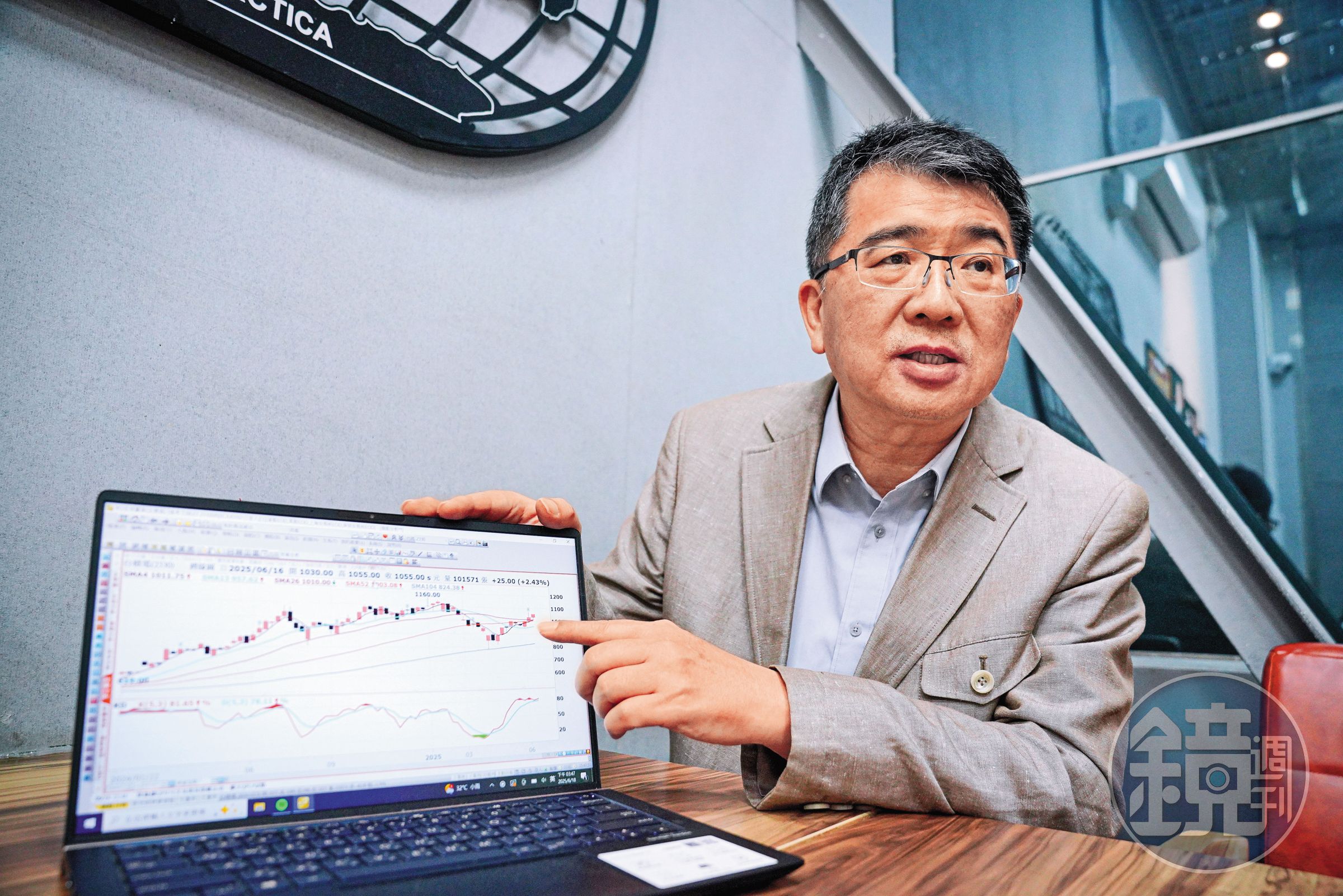 去年張真卿因重押台積電,投資成績令人欽羨;今年下半年他聚焦2奈米製程,準備逢大盤回檔進場加碼。