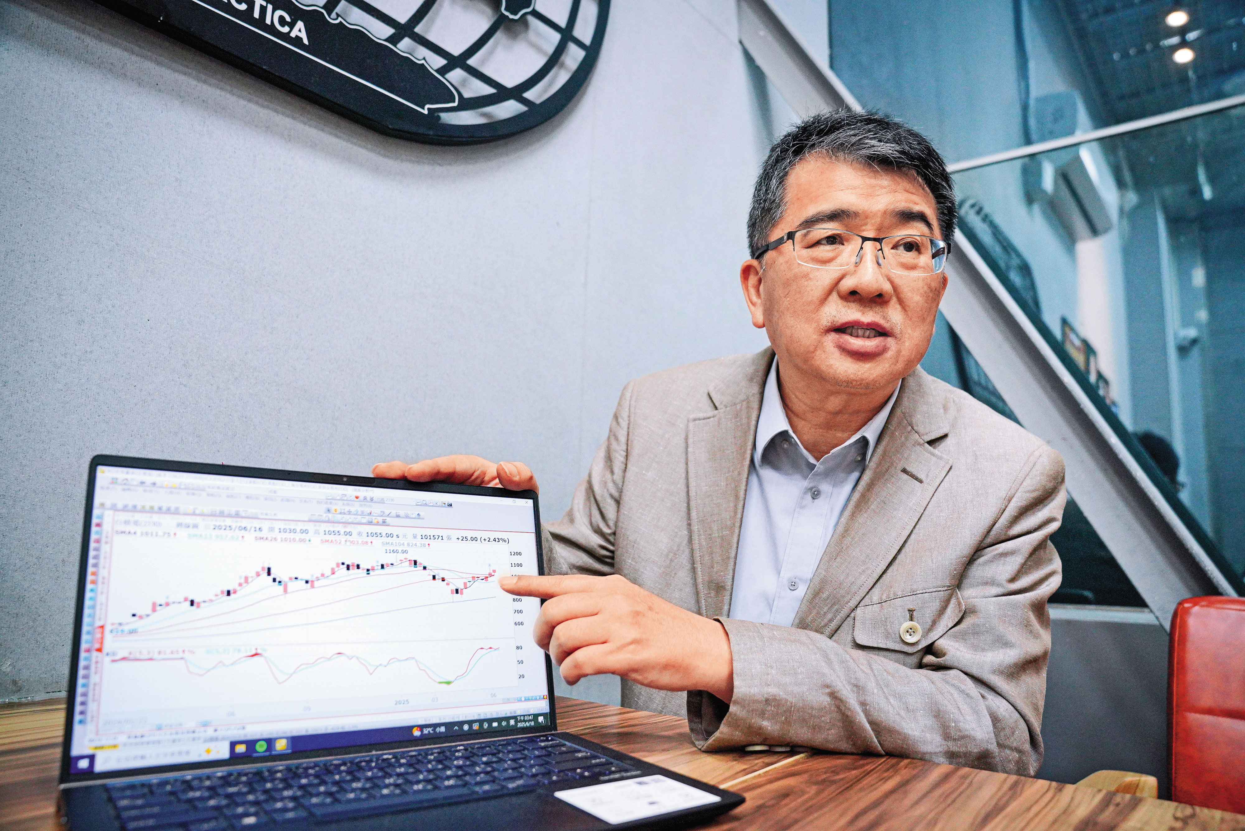 下半年張真卿將聚焦2奈米製程，逢大盤拉回就進場加碼台積電。