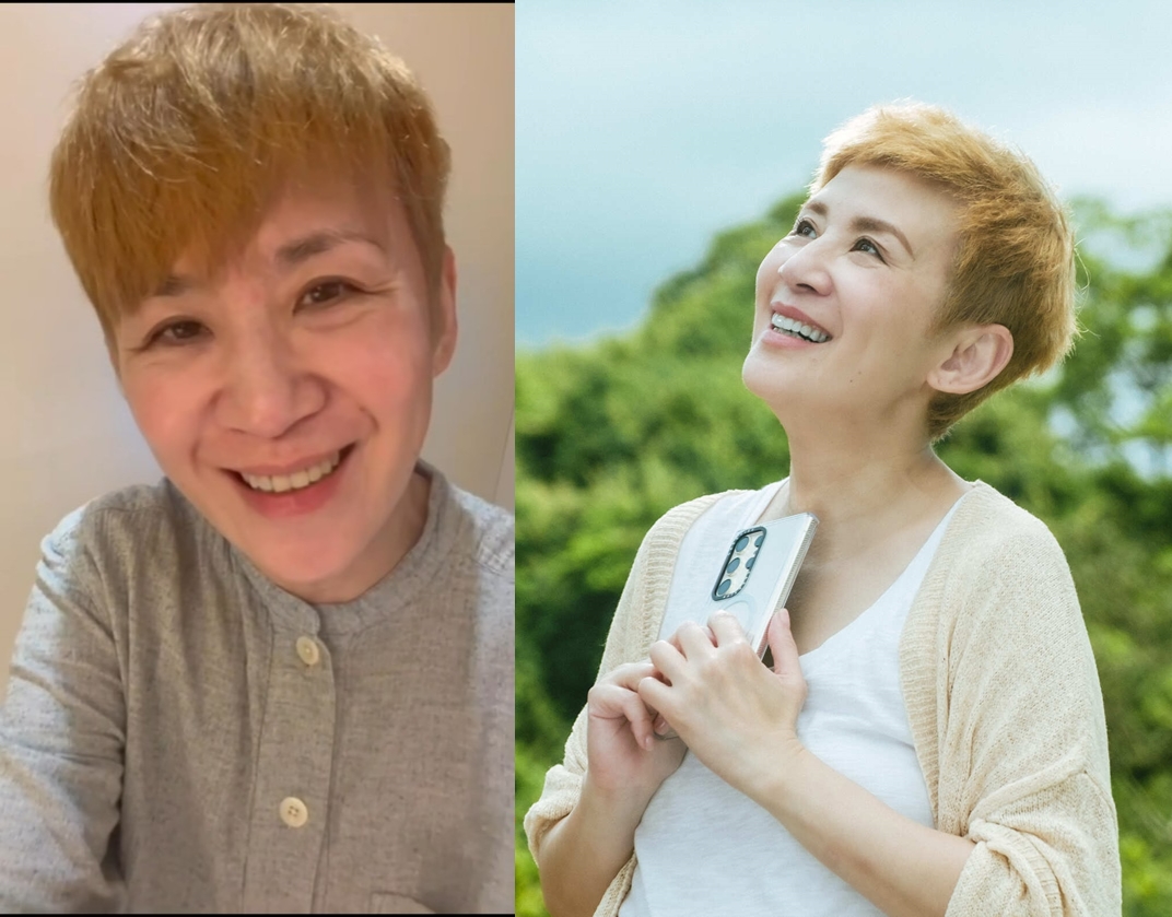 吳君如憑《我談的那場戀愛》再度入圍影后，她拍片分享入圍心情，自稱「老淚縱橫」，激動到好像心臟病發。（翻攝吳君如臉書）