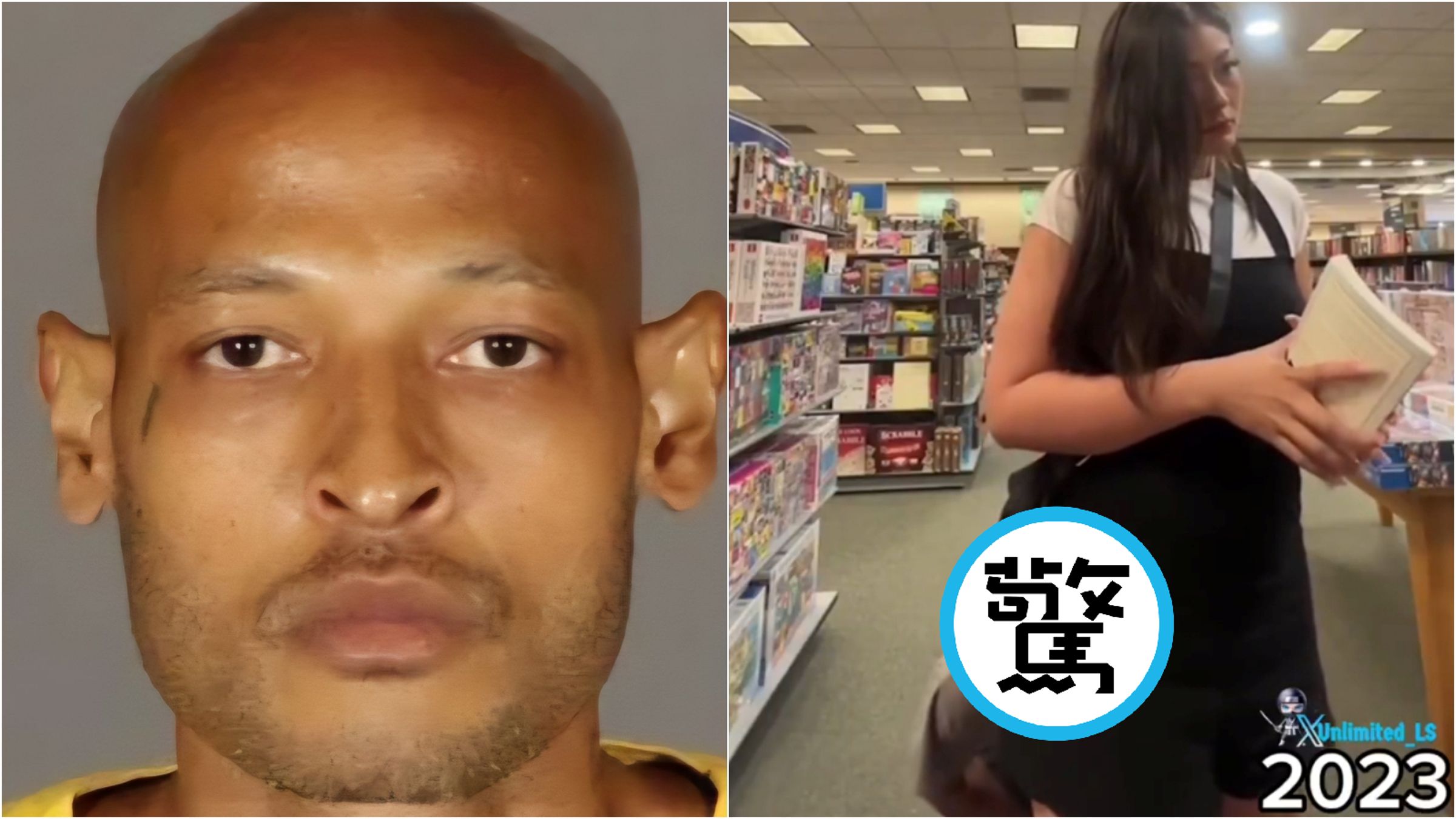 加州38歲「連環聞屁犯」(左圖)常「鼻癢」偷聞女生屁股。(翻攝X)