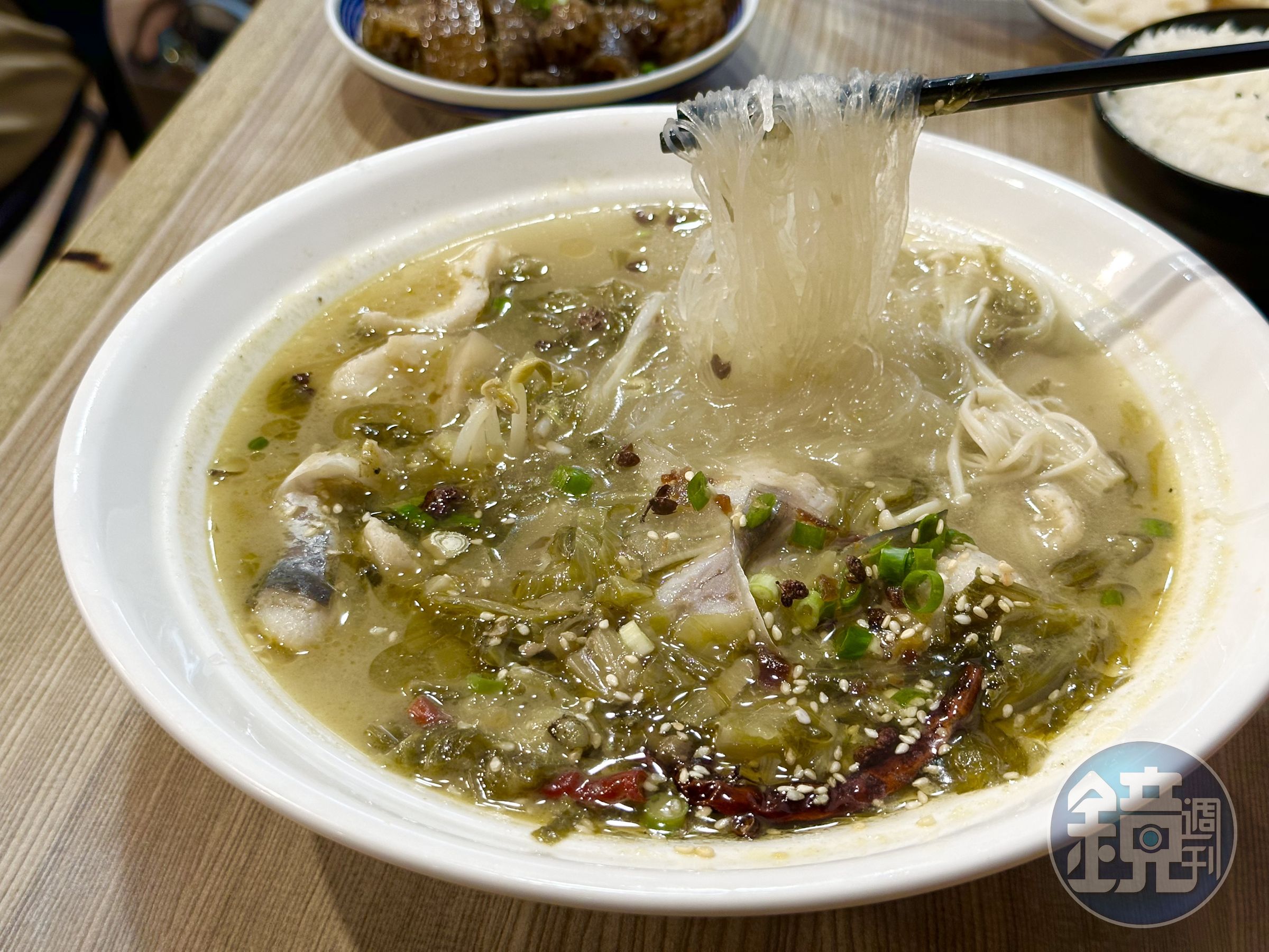 湯底有冬粉,口感軟脆,吸飽湯汁很夠味。