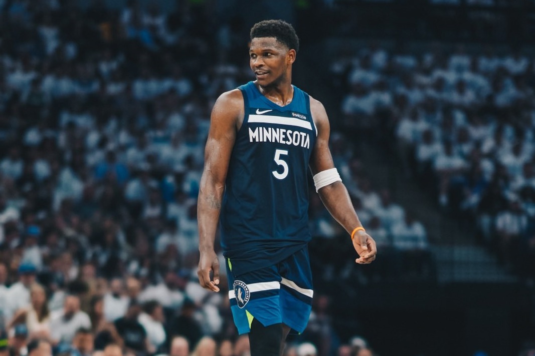 灰狼G5在一哥艾德華茲帶領下挺進西區季後賽決賽。（翻攝自X@Timberwolves）
