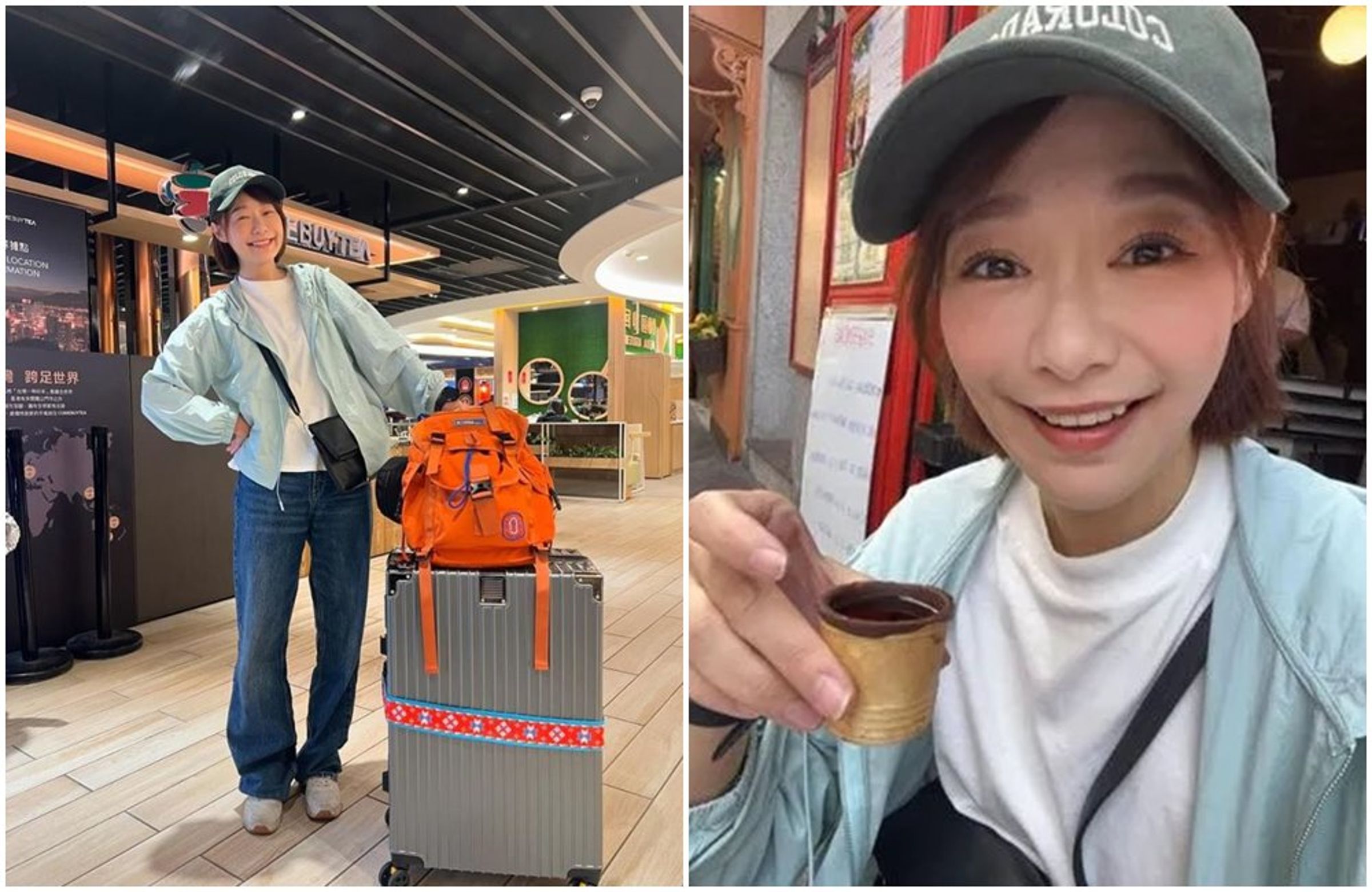 茵芙展開歐亞45天獨旅，自認跟海關不對盤，常常遭到刁難。（ 翻攝自茵芙IG）