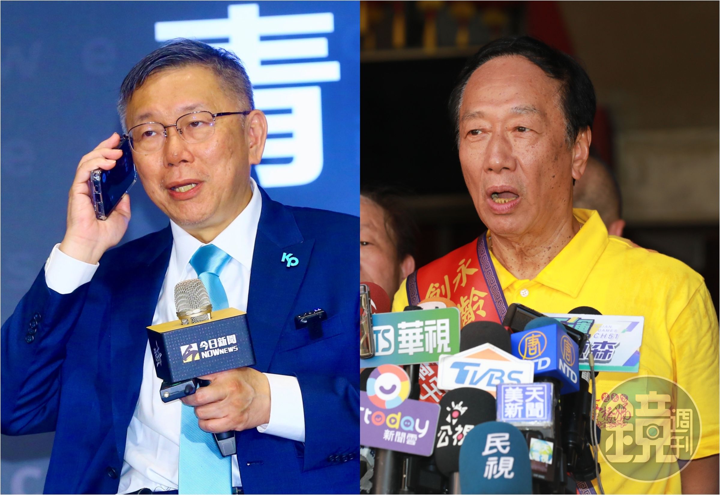 柯文哲昨天談完藍白合,坦言心情很不好,晚間拜訪郭台銘,郭反問他:「你搞清楚遊戲規則了嗎?」(本刊資料照)