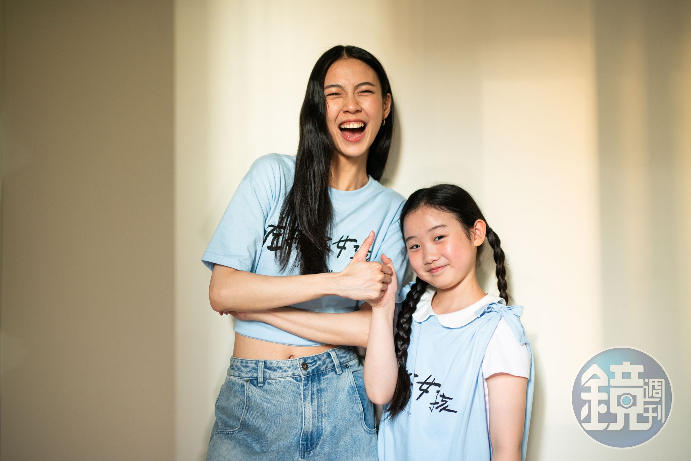 馬士媛自己喜歡可以一起玩鬧的小朋友,葉子綺靈活大方,2人一拍即合。