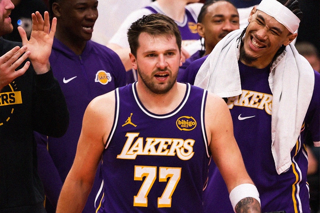 湖人球星東契奇。（翻攝自Los Angeles Lakers﻿ 官方臉書）