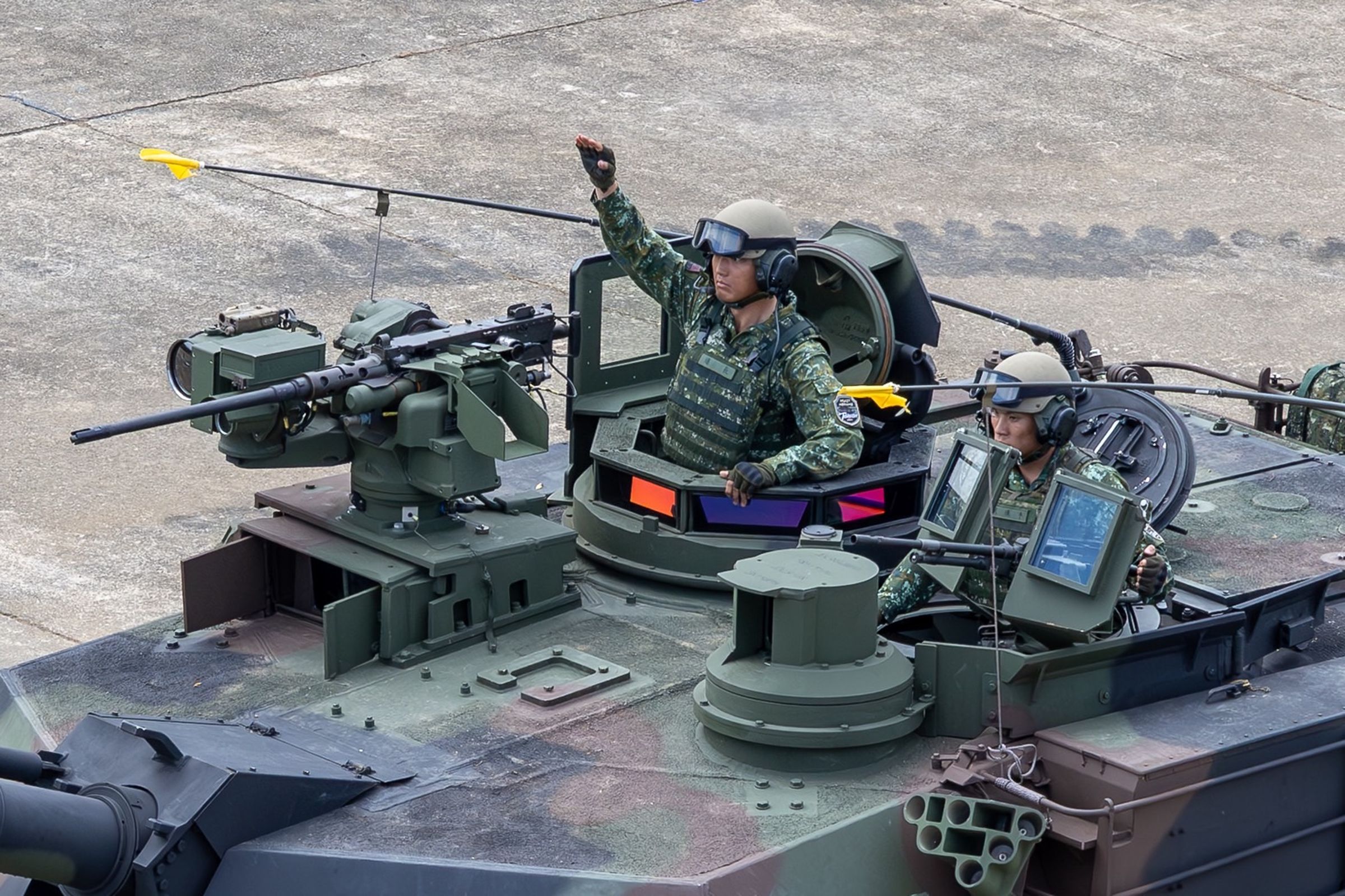 成軍典禮側拍。（文總提供）