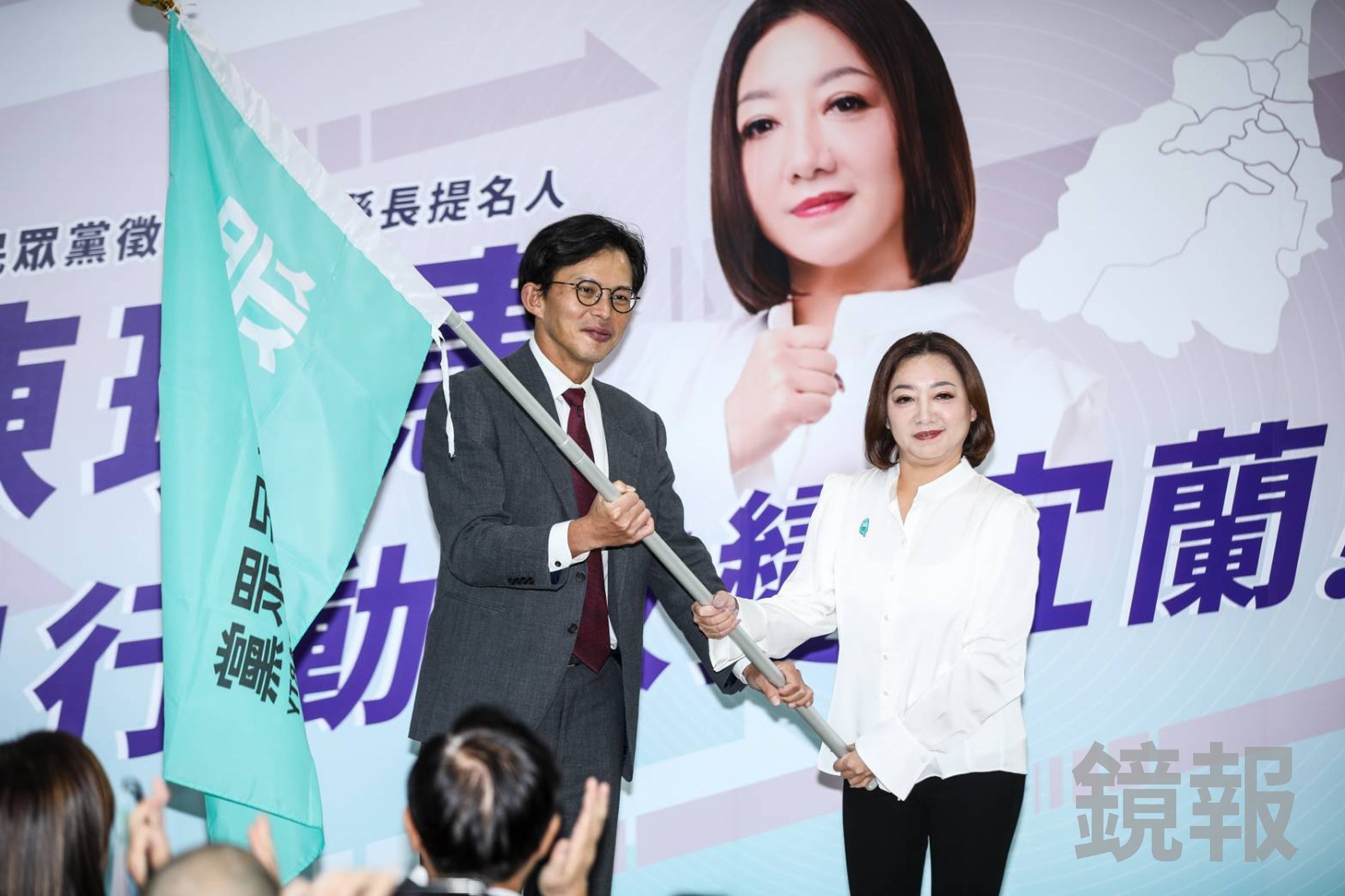 民眾黨2024年12月徵召陳琬惠參選宜蘭縣長，會不會選到底還要看藍白合的結果。（鏡報鄒保祥）