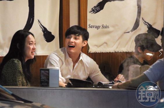 本刊曾直擊寇家瑞和女友甜蜜用餐。（攝影組）