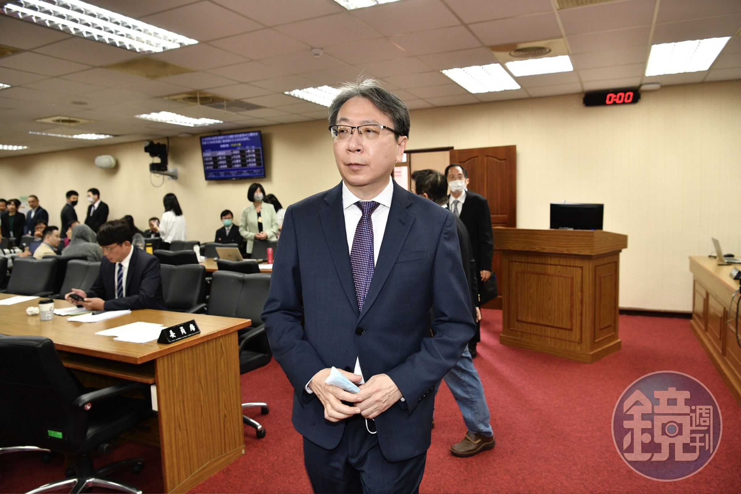 對於中共權宜輪破壞我海底電纜，顧立雄與蔡明彥（圖）今日受訪均做出回應。（本刊資料照）