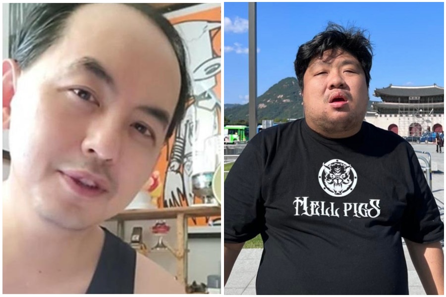 實況主「統神」張嘉航日前直播談論黃子佼事件慘遭炎上，甚至火燒到自己丟了代言。（翻攝自黃子佼、統神臉書）