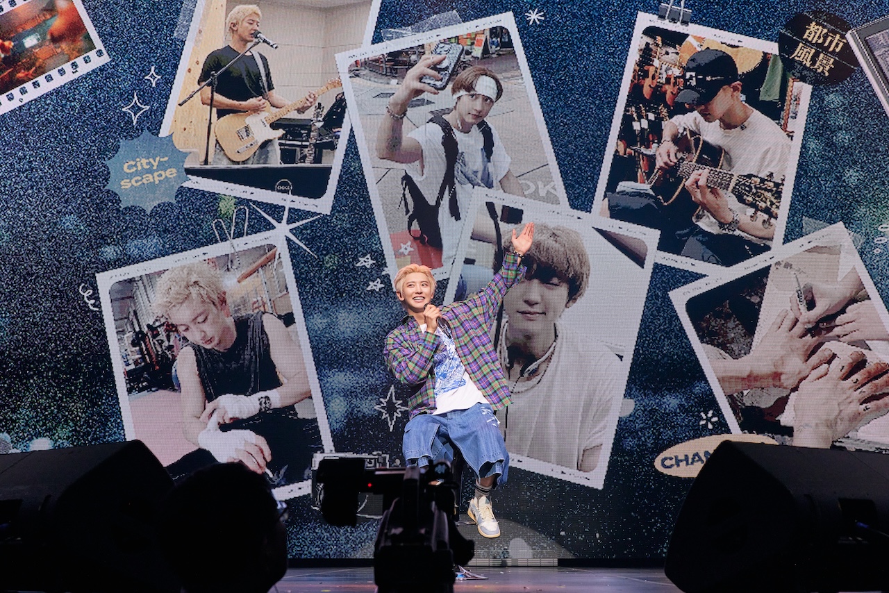 EXO燦烈想念拍《EXO的爬梯子世界旅行》時吃過的牛肉麵。（藝尚娛樂提供）