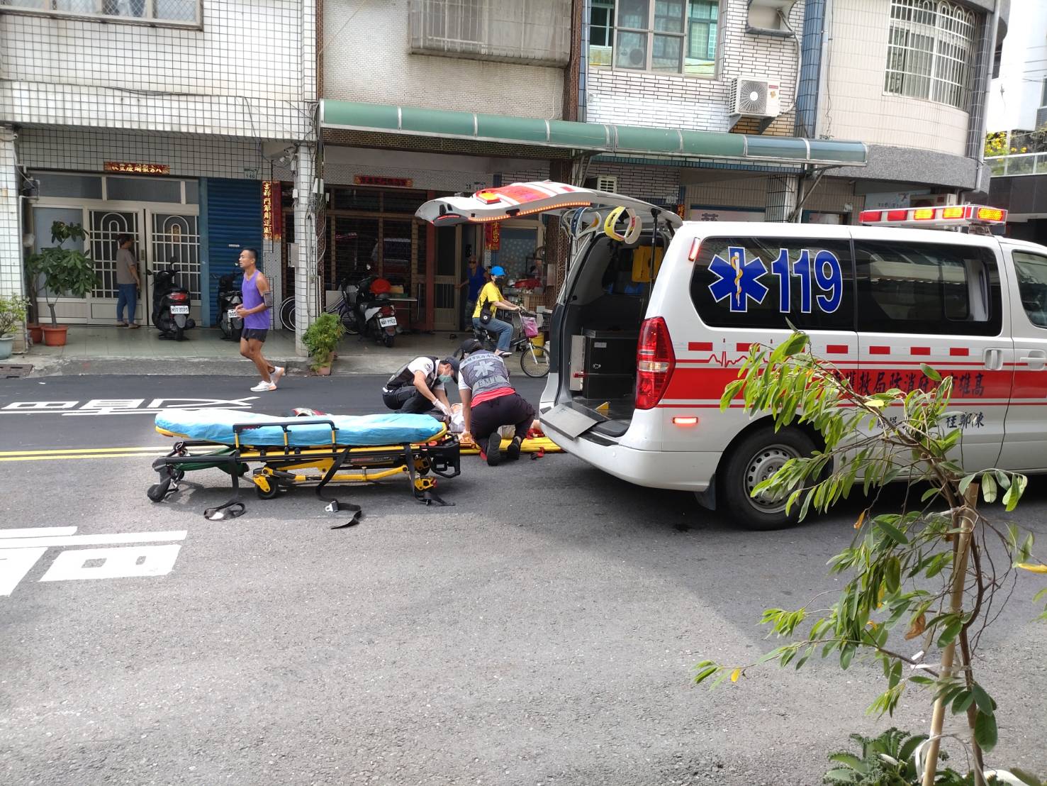 40多歲的朱姓男子毒駕開車撞死80歲的洪姓老翁，成為毒駕遭法院裁定羈押首例。（翻攝畫面）