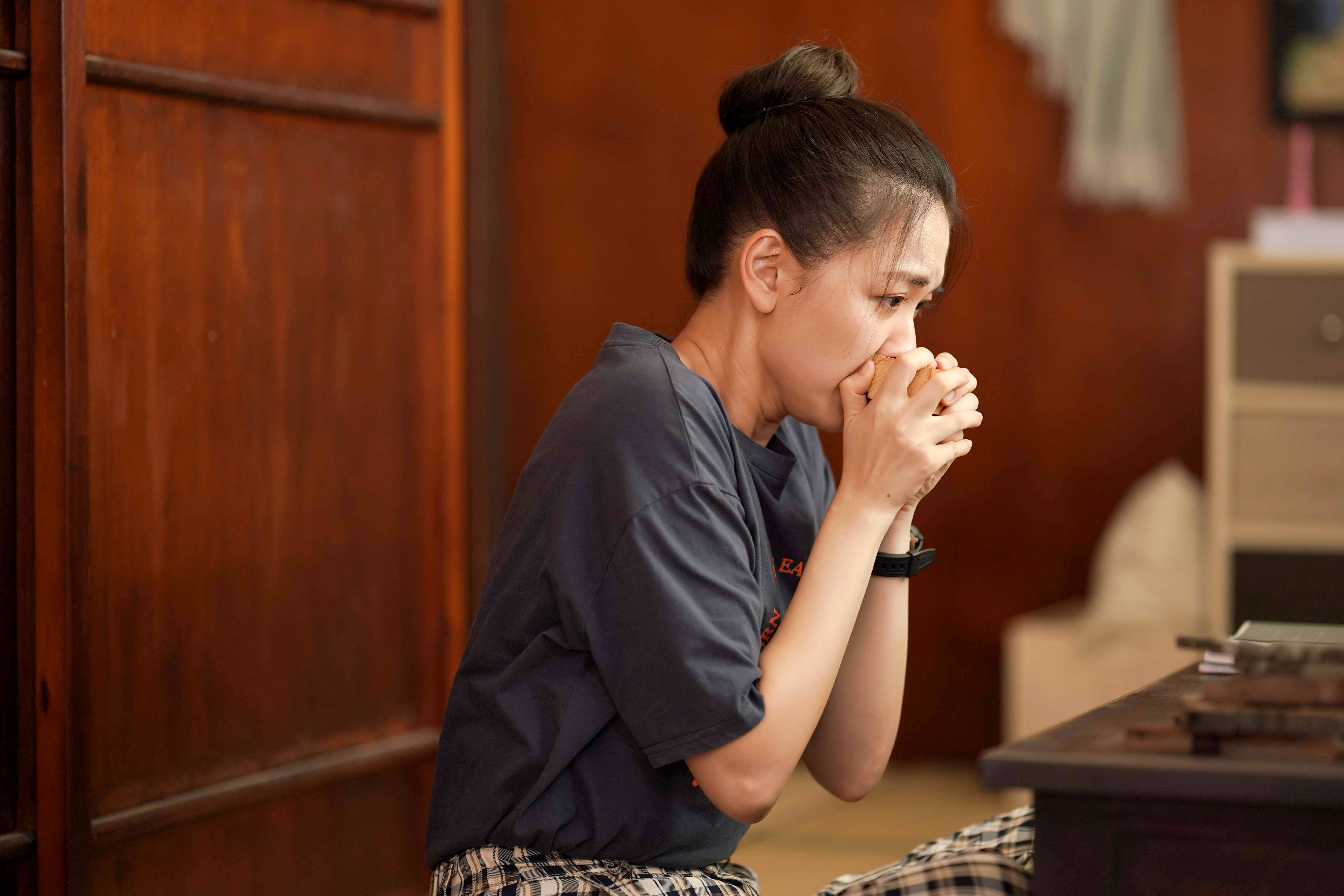 林玟誼在《阿叔》有不少內心戲。（華視提供）