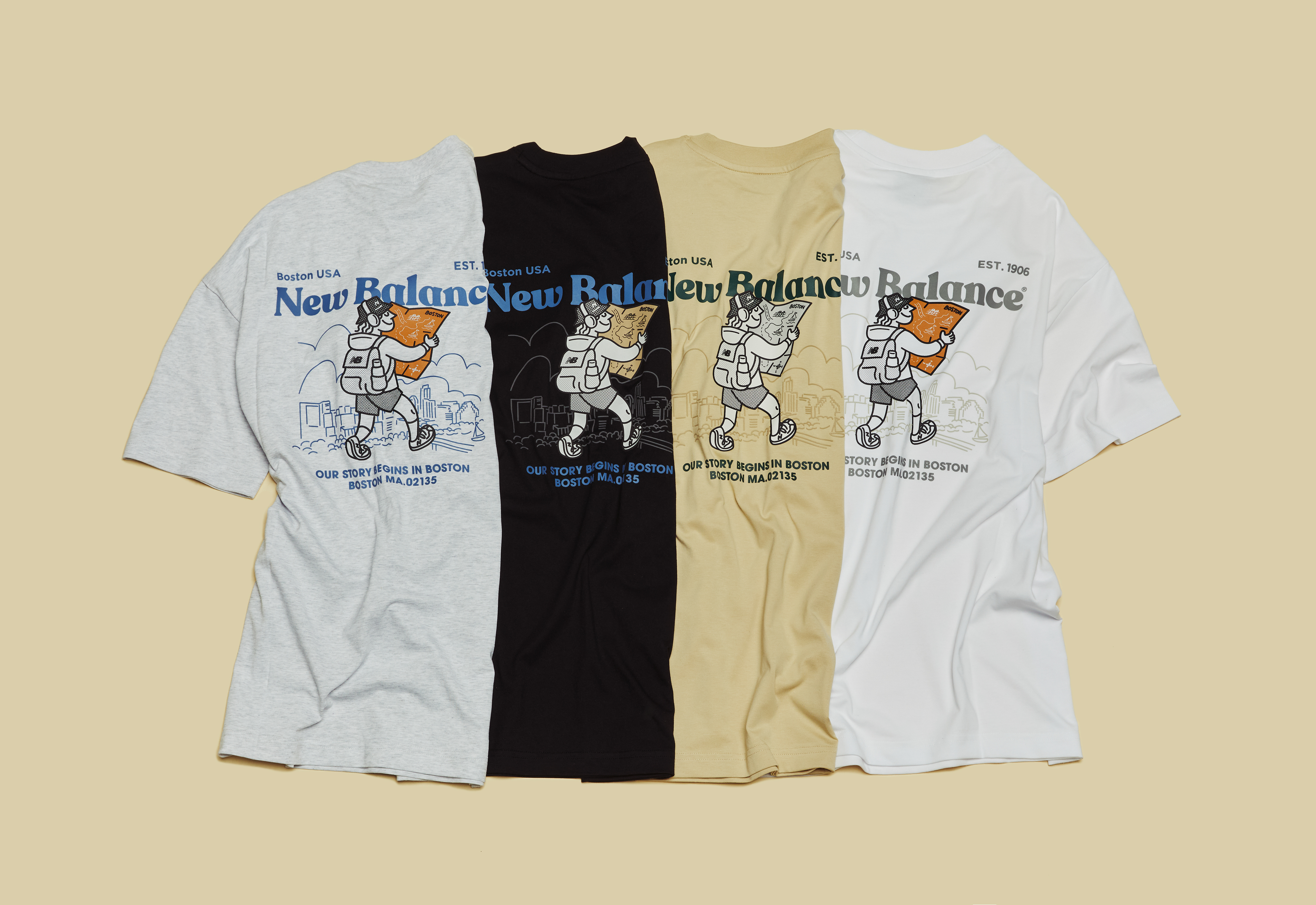 CITY BOY T-Shirt。NT$1,480(New Balance提供)