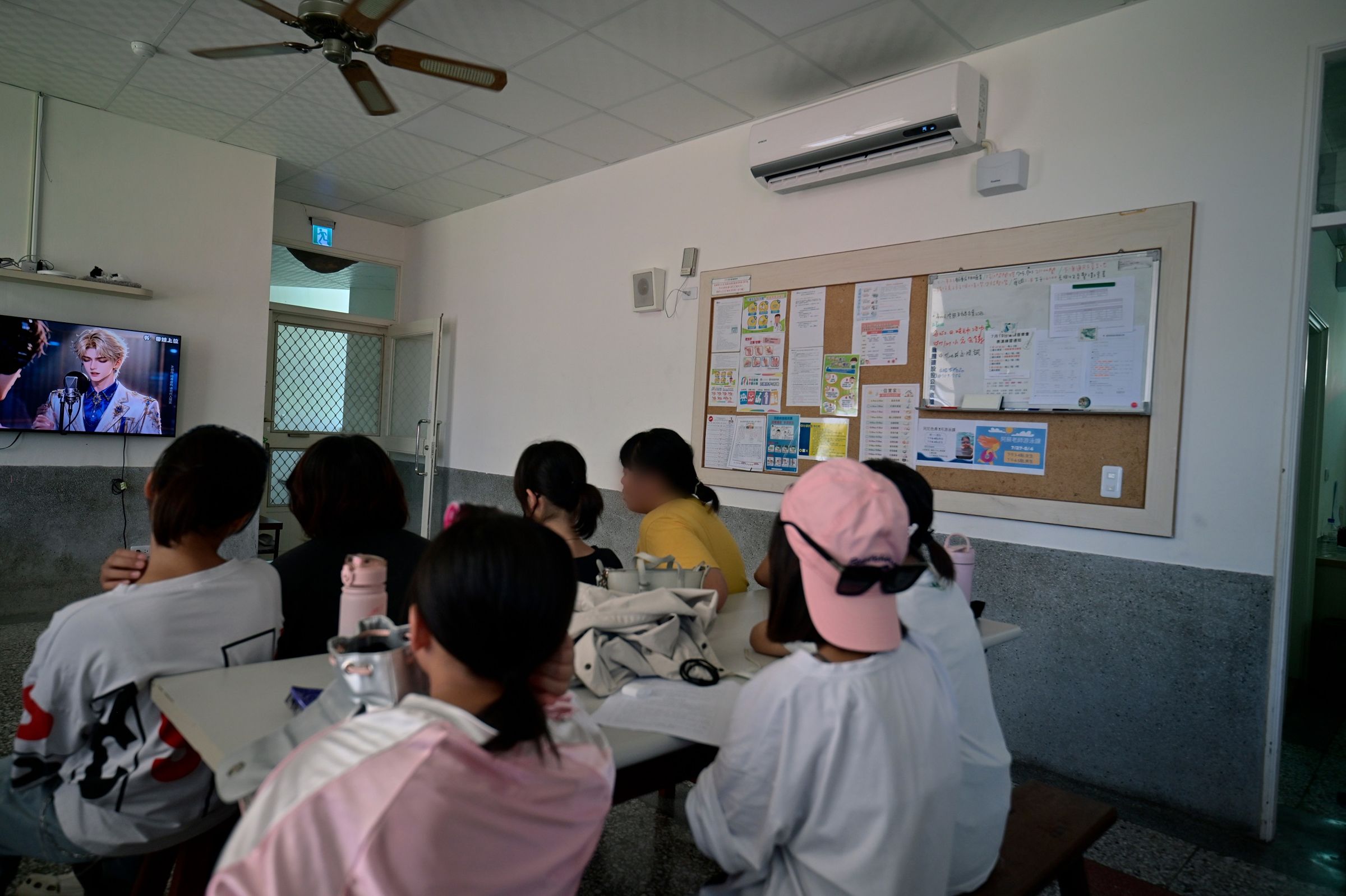 江許笋文教基金會協助全院新裝設34臺冷氣,讓院童舒適度過炎夏。(財團法人江許笋文教基金會提供)