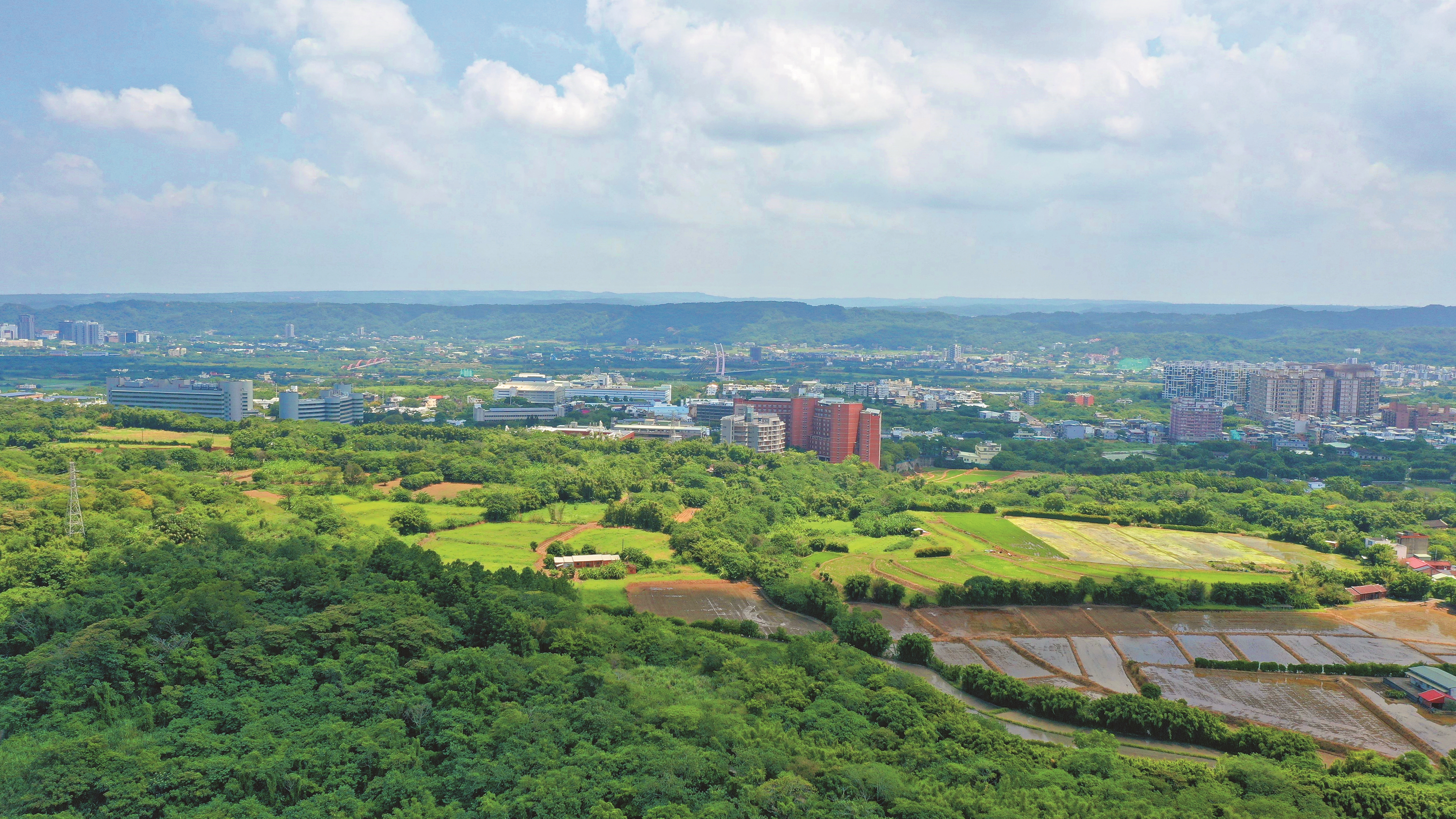 竹科三期計畫空拍圖。（新竹縣政府提供）