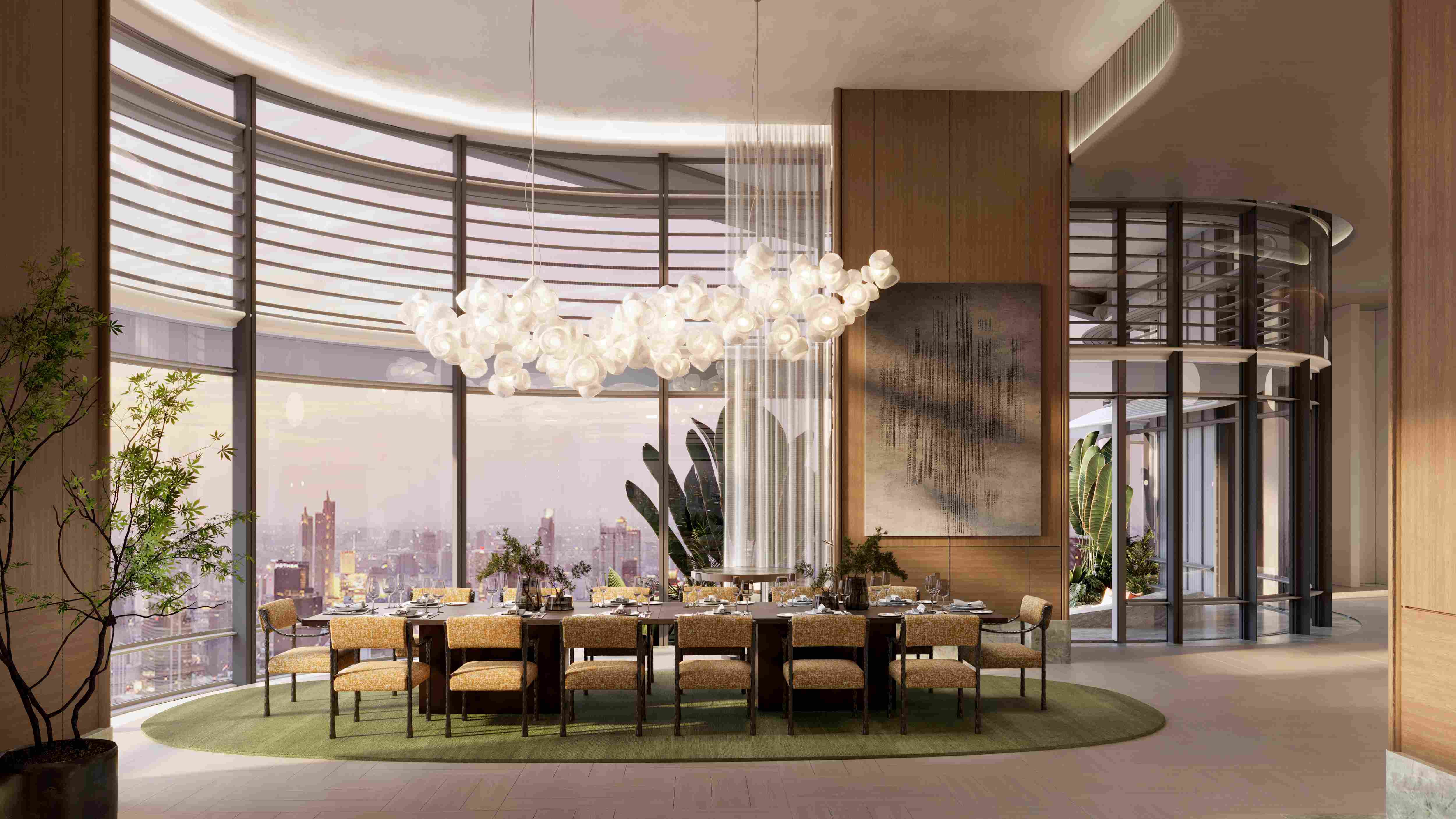 交誼廳備有適合宴客的Private Dining Room。（Upper House提供）