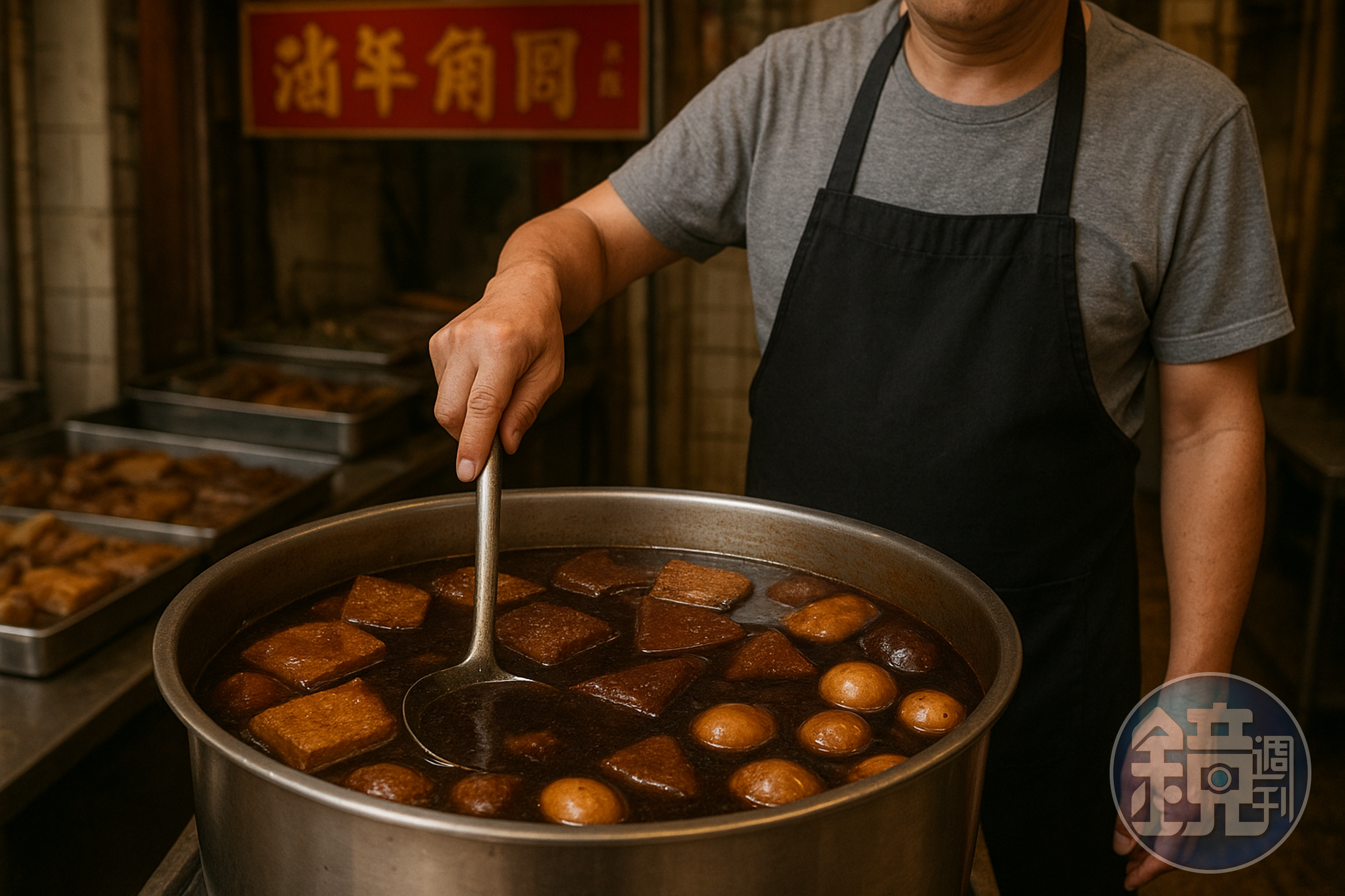 滷味店老闆嫌生意不好,竟然在滷汁裡加了罌粟殼,遭查獲移送法辦。(示意圖,ChatGPT生成)