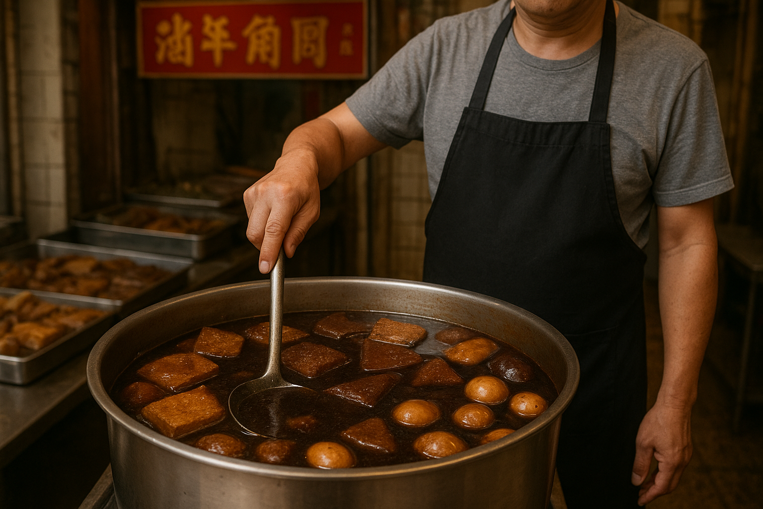 滷味店老闆嫌生意不好，竟然在滷汁裡加了罌粟殼，遭查獲移送法辦。（示意圖，ChatGPT生成）