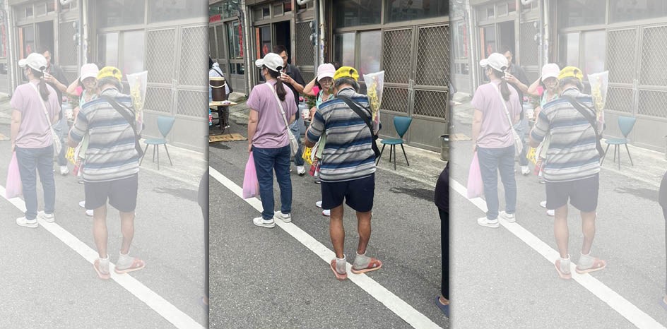 整形外科醫師張智豪表示，願意替勇腳伯評估、治療他的雙腳。（翻攝自白沙屯媽祖全球徒步聯誼會臉書社團）