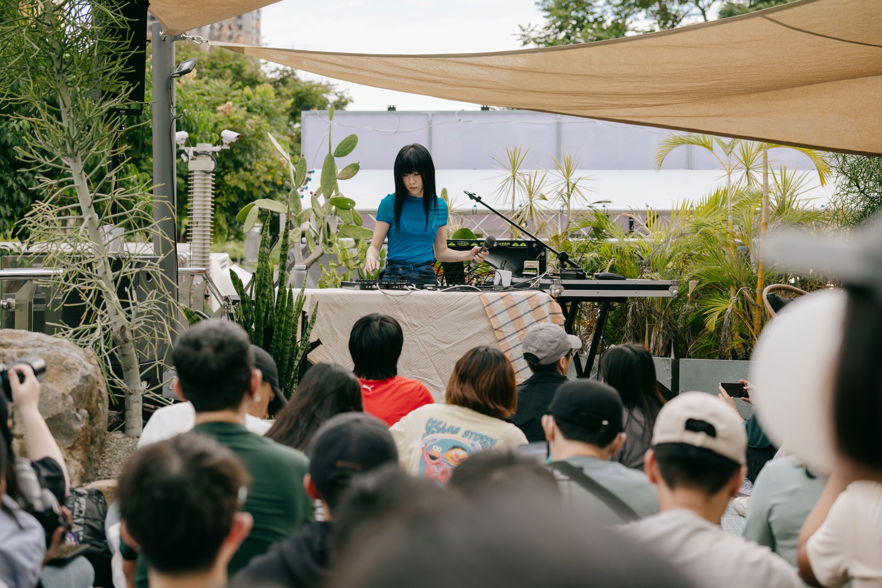 白安舉辦「與白安路邊野餐」活動 與歌迷在台中舉行野餐派對。(相信音樂提供)