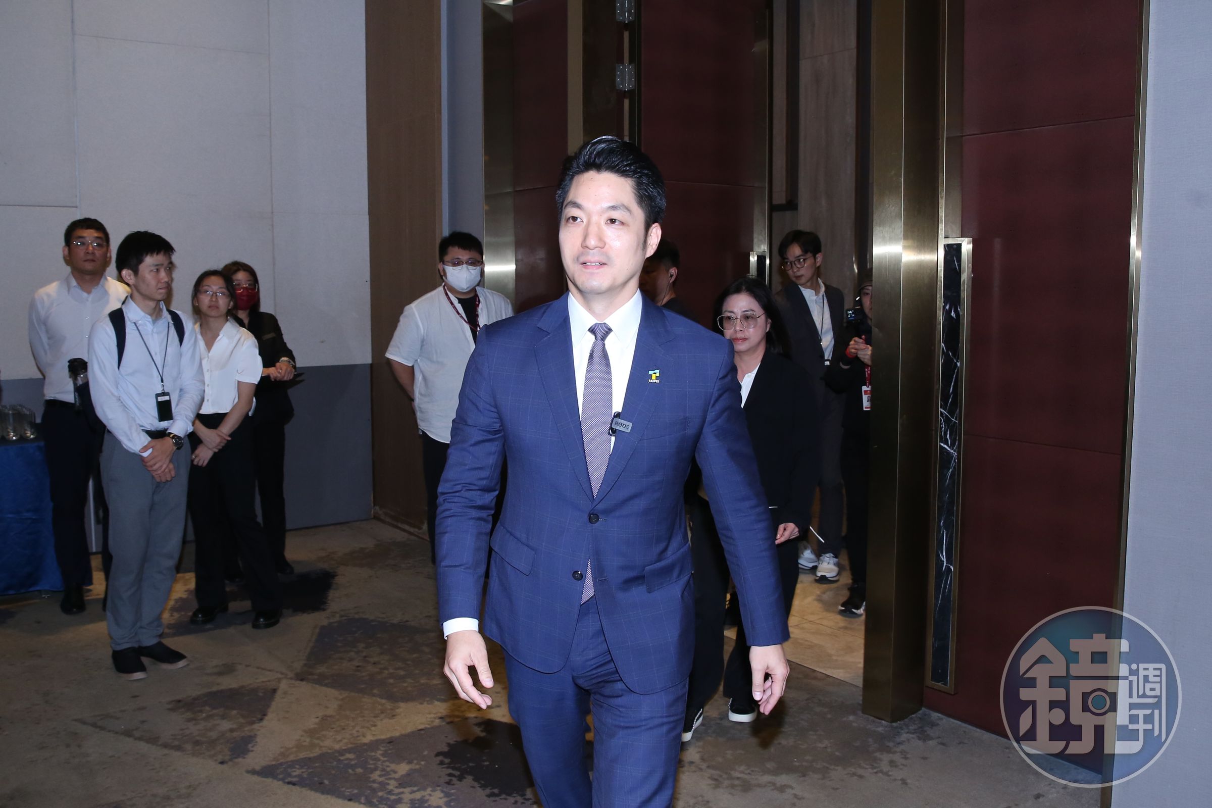 被問到卓榮泰將台北101稱作「台灣101」,蔣萬安反問「所以我是台灣市的市長嗎?」(本刊資料照)