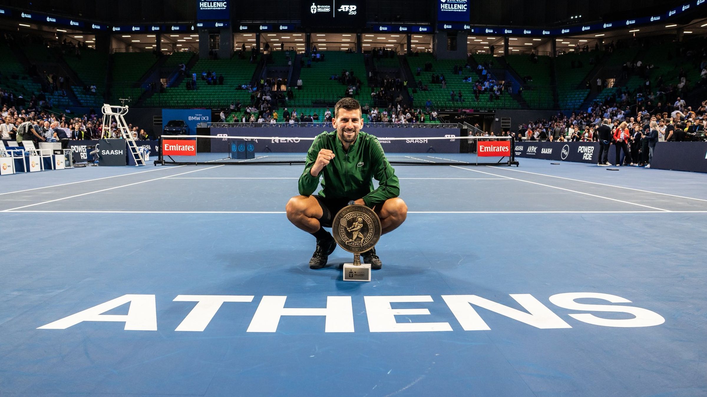 喬科維奇生涯第101冠到手。(翻攝@DjokerNole)