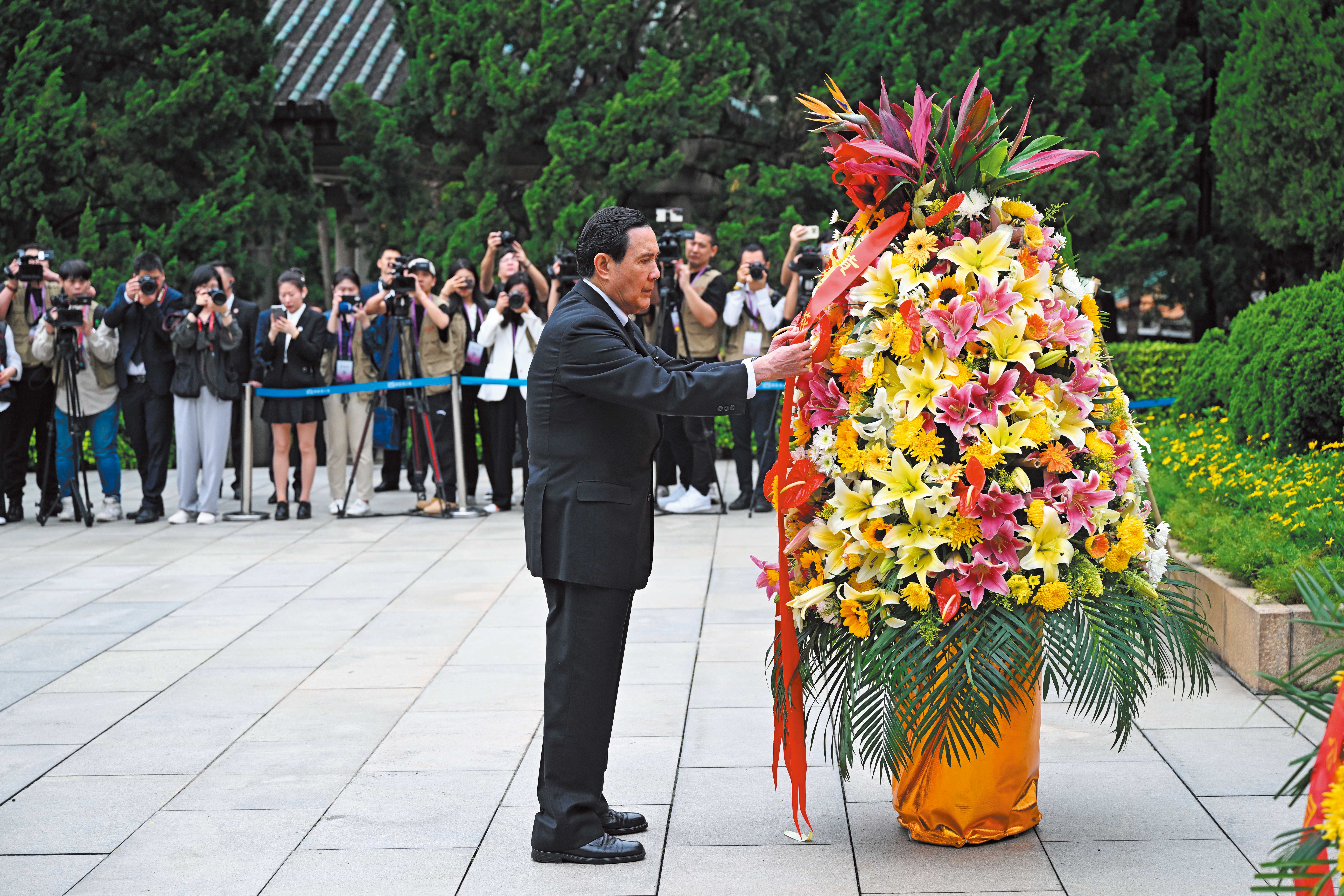 馬英九訪中所展現的國族意識，在現今台灣社會已漸淡去。（馬英九基金會提供）
