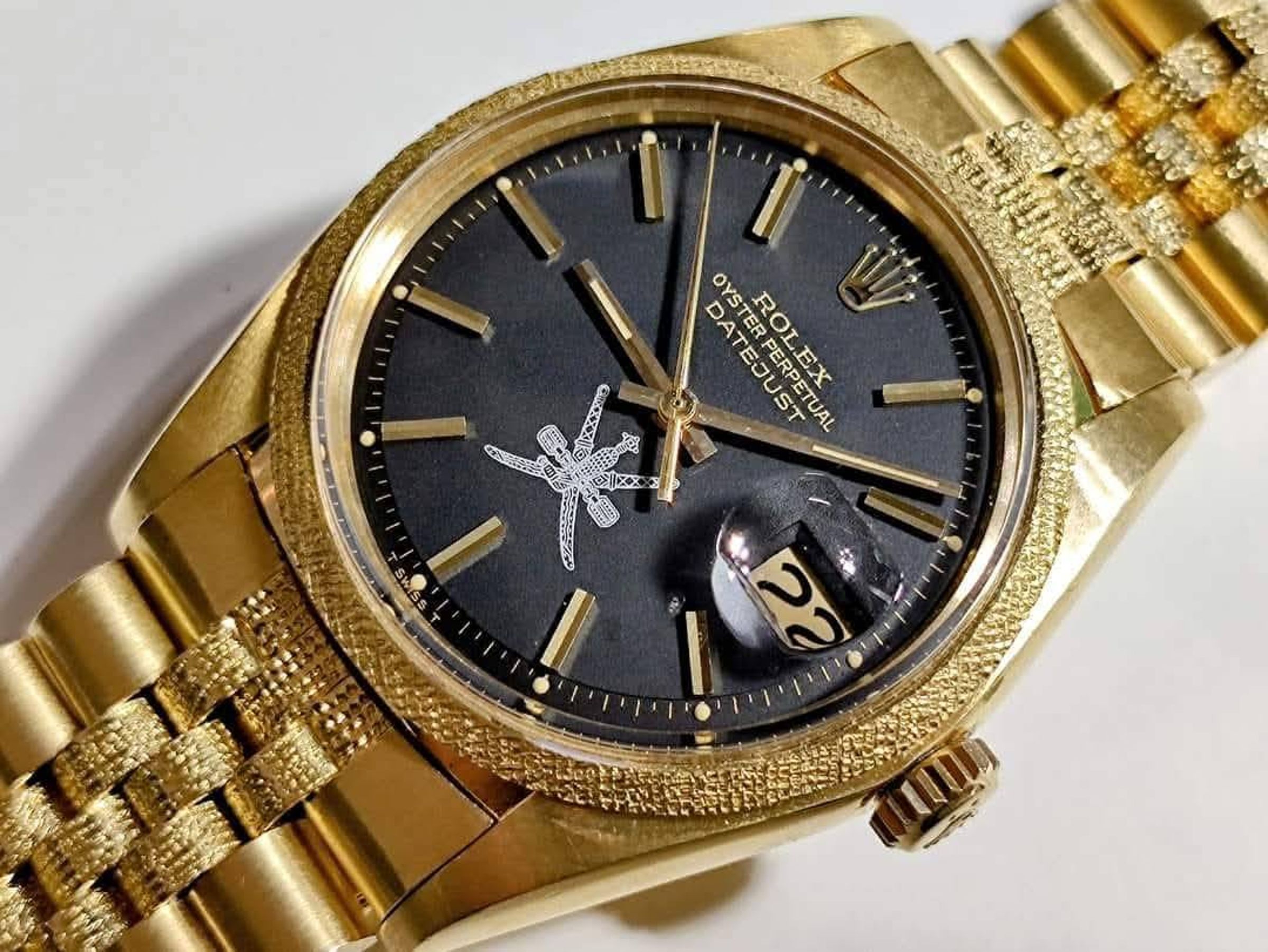 ROLEX Oyster Perpetual 1611「Omani Khanjar Dial」。圖片來源：META社團《勞力士大平台 Kingdom of ROLEX》
