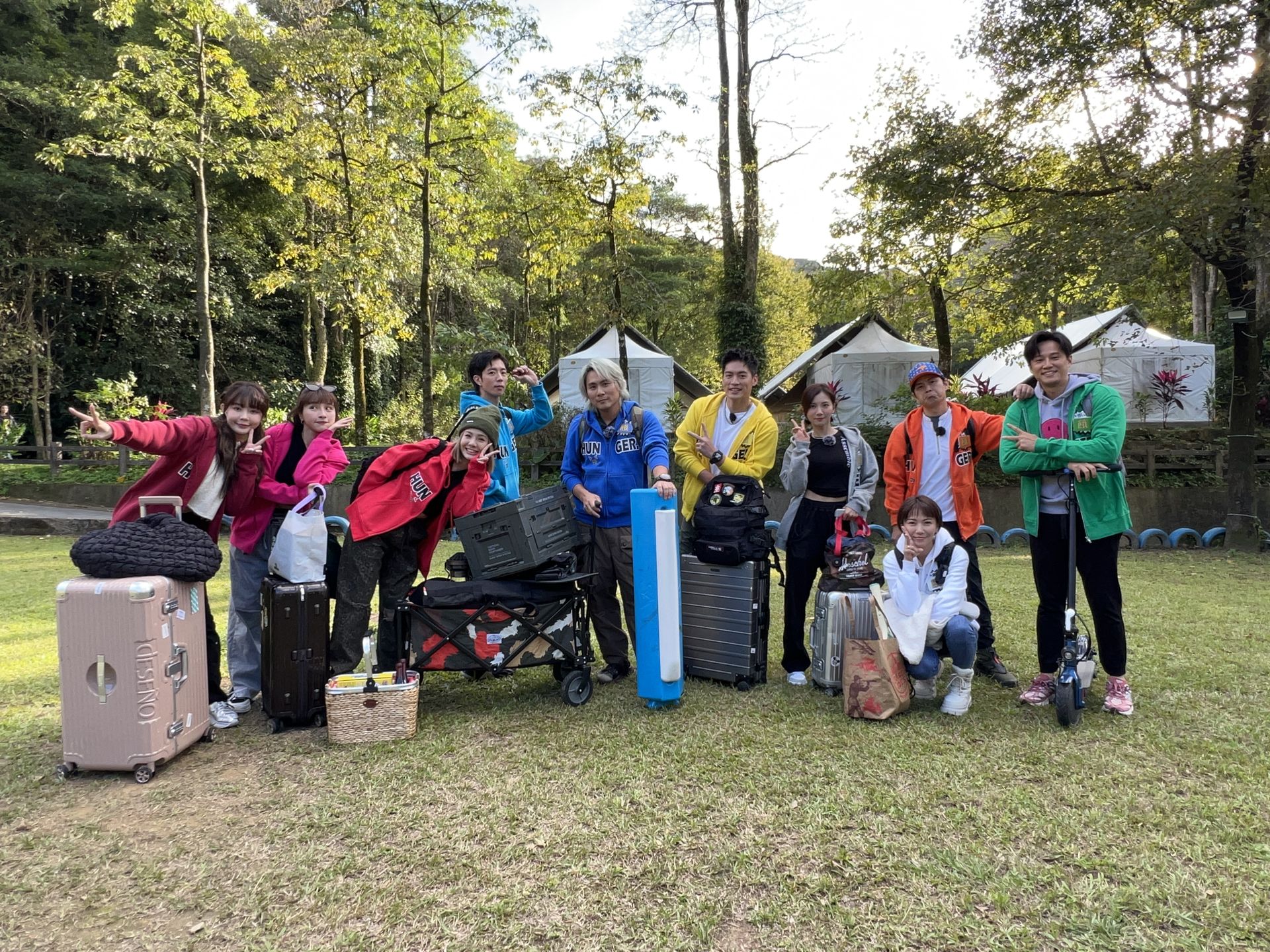 《飢餓遊戲》日前到基隆出外景。（中視提供）