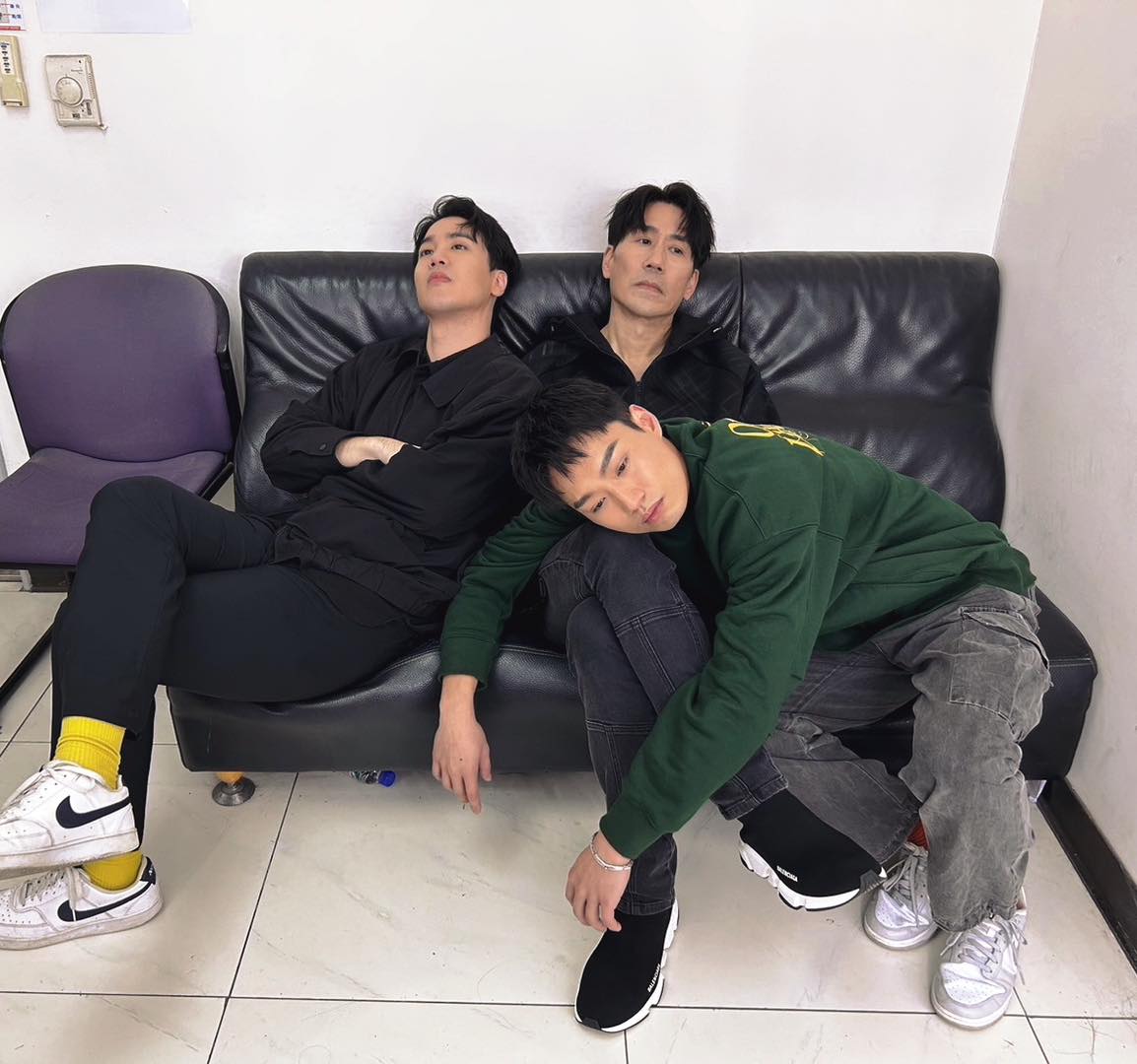 羅時豐和吳秉辰和謝毅宏是拍頻道影片的搭檔。（翻攝自臉書）