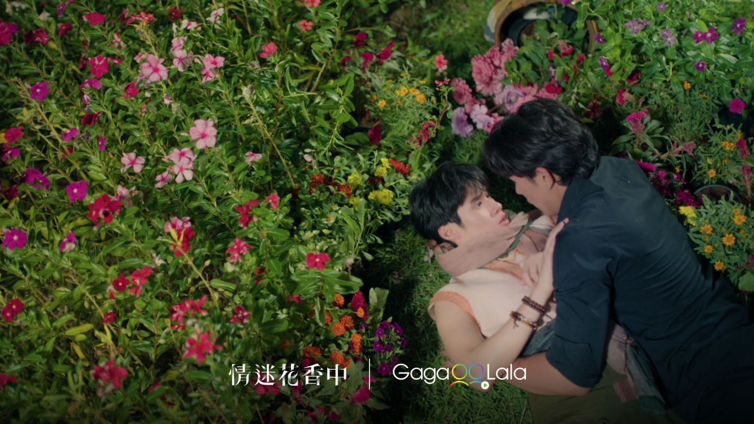 Phummarak與Gaysorn在森林初次相遇,命運與危機同時展開。(GagaOOLala提供)