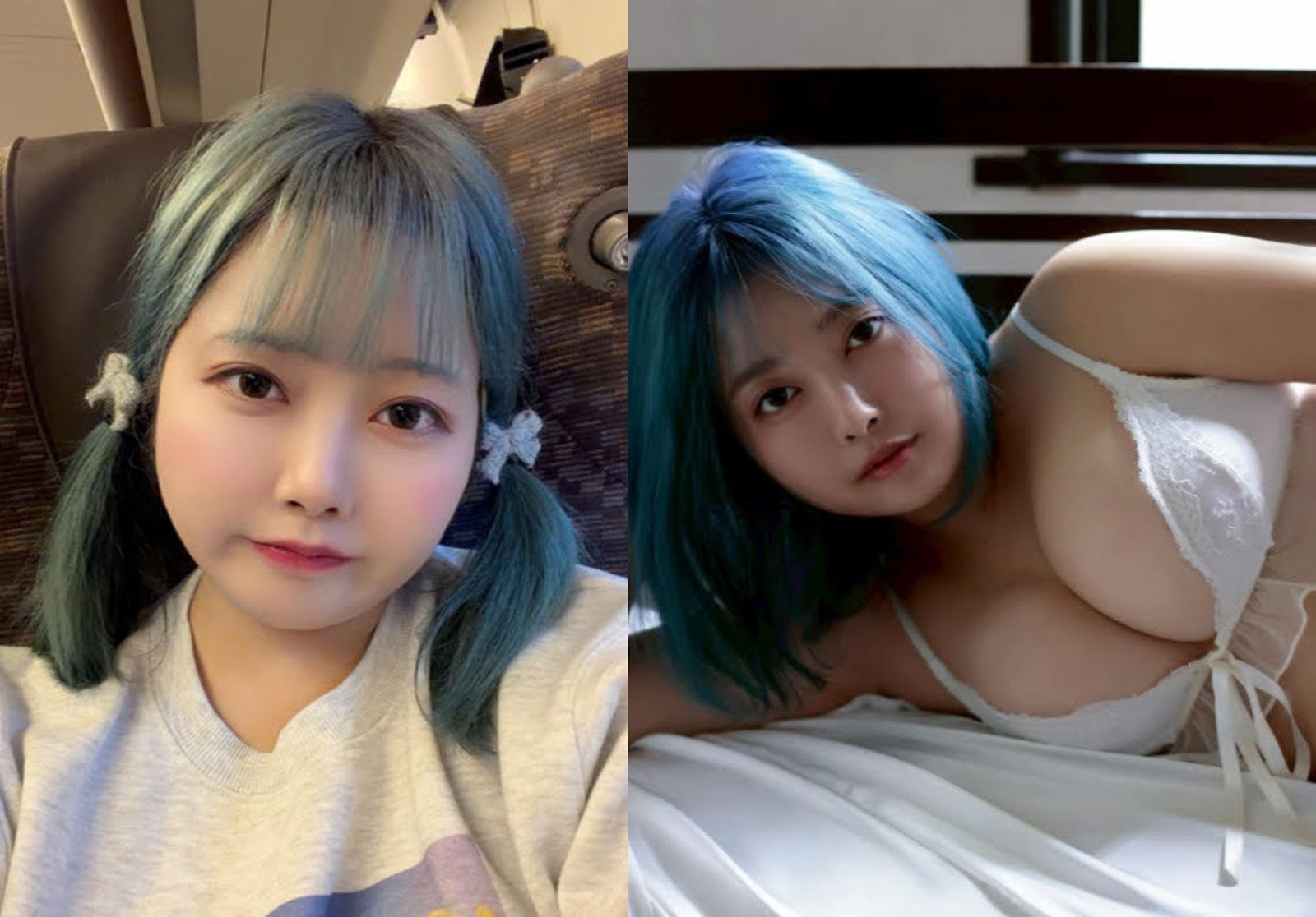 寫真女星阿波南網路人氣高，沒想到線下握手會卻踢了鐵板。（翻攝X@miiitan_n）