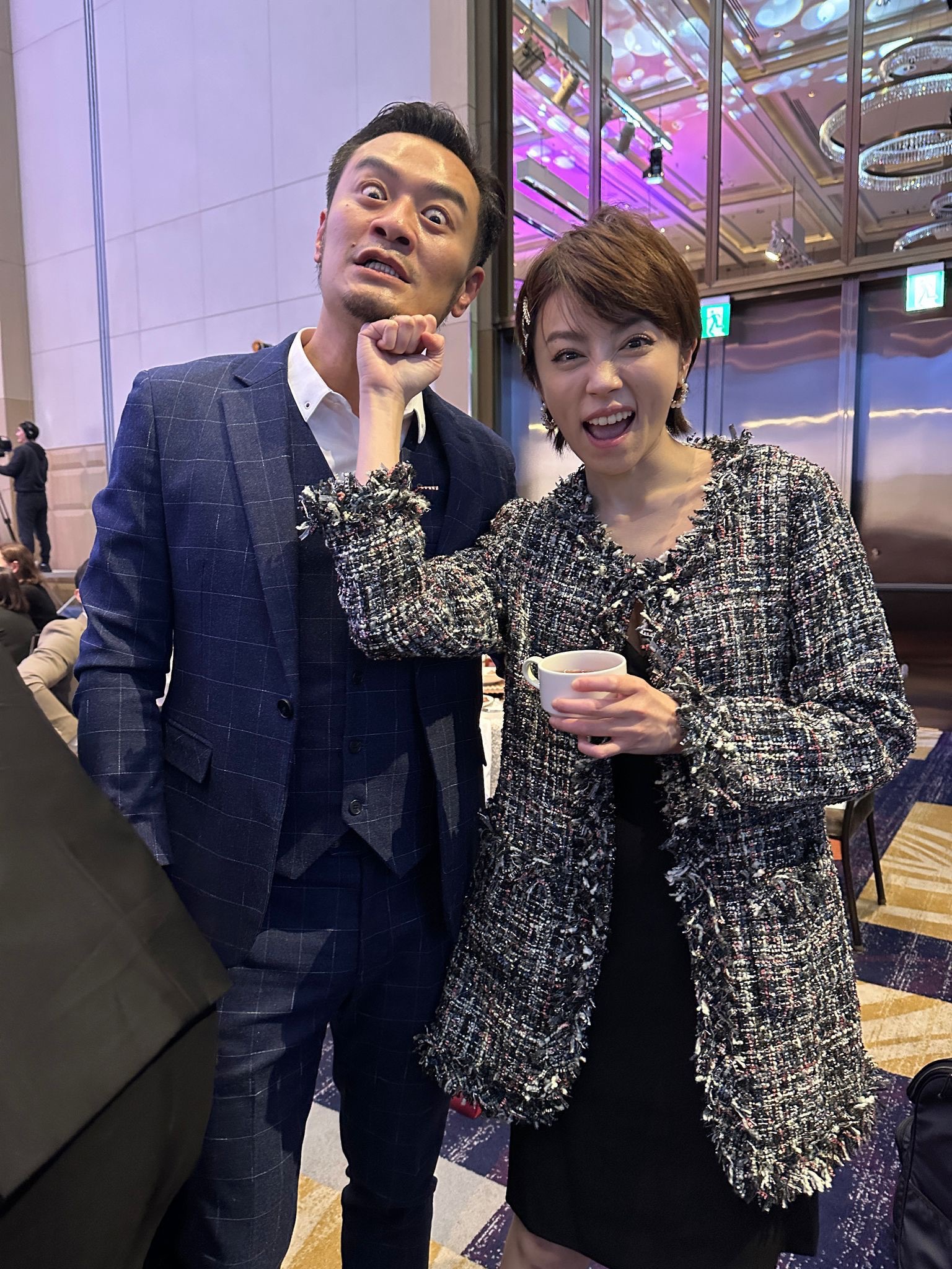 王瞳和前男友林佑星多年來仍有不錯互動。(王瞳提供)