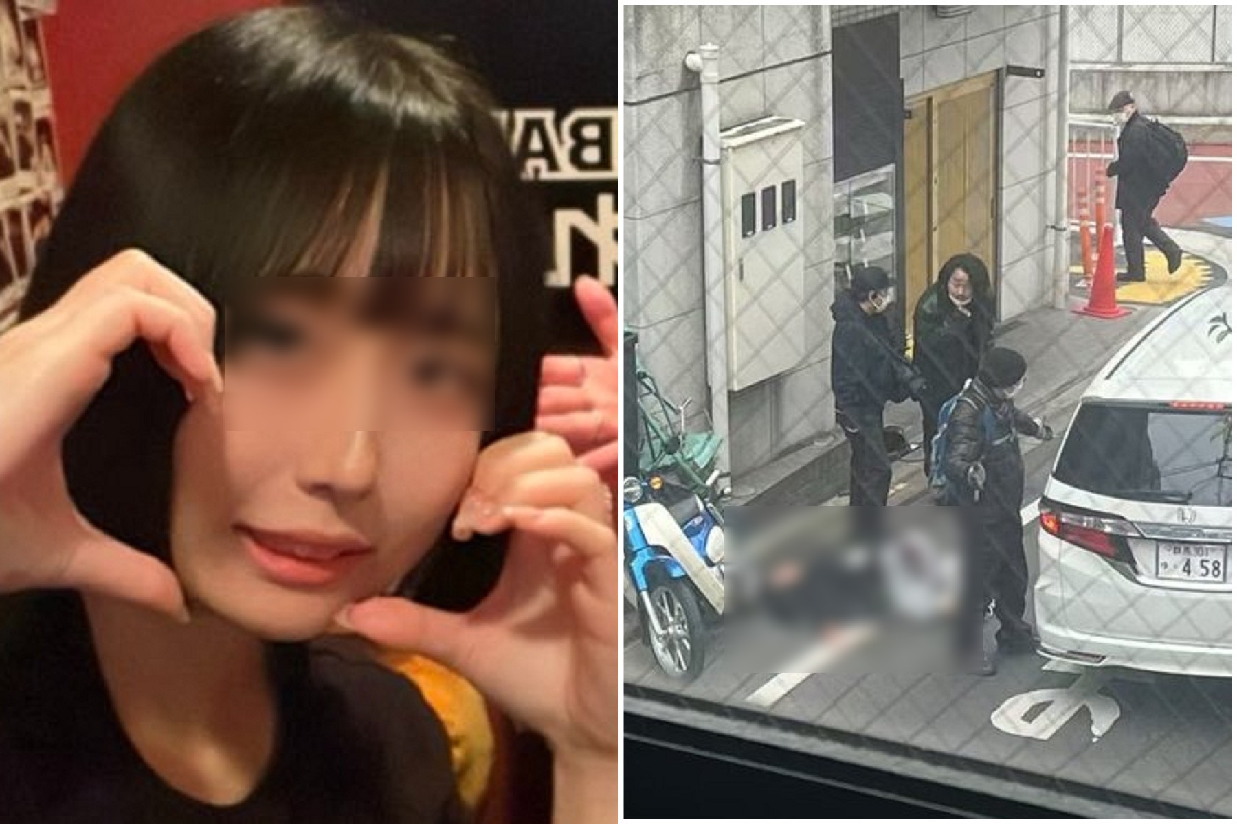 日正妹直播中被刺死，震撼影片曝光！傳凶手不爽高額抖內犯案。（翻自X平台）