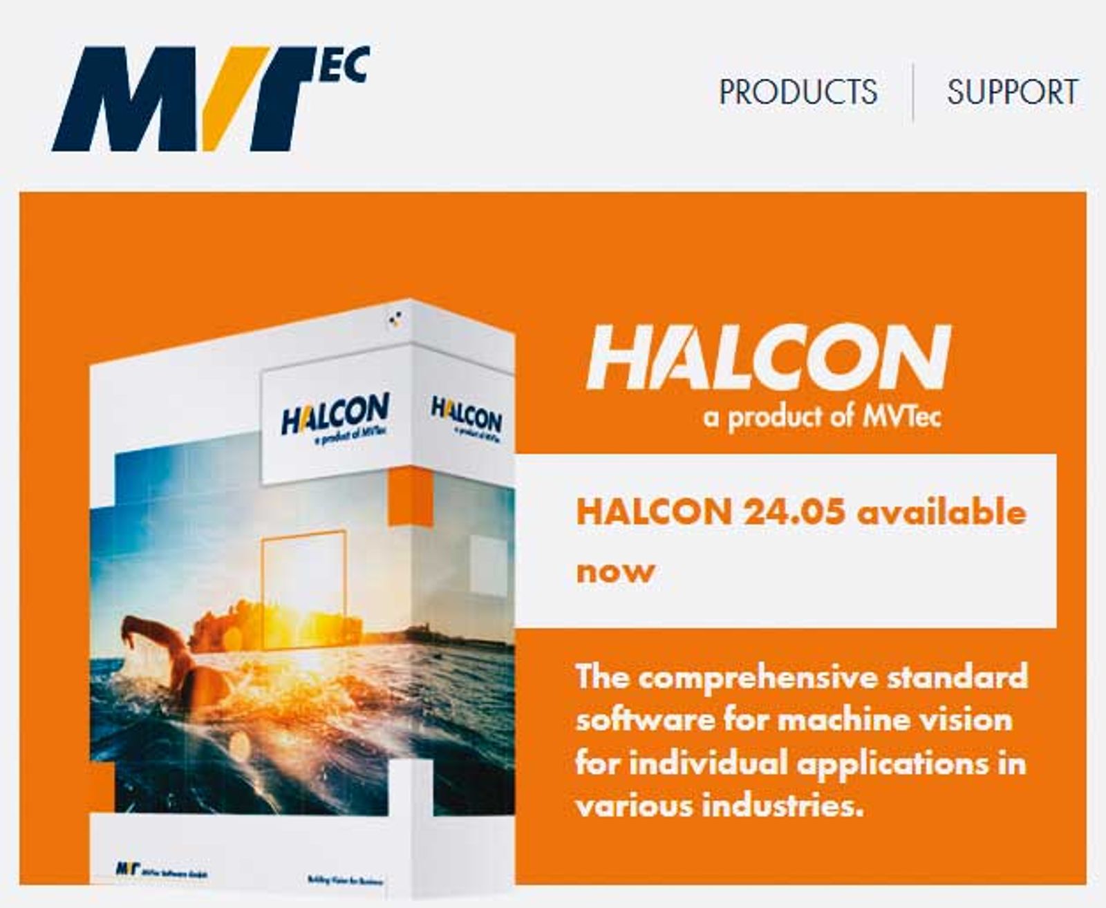 德商MVTec公司研發光學校正軟體HALCON，指控大立光侵權，全案將於本月31日首度開庭。（圖／翻攝MVTec官網）