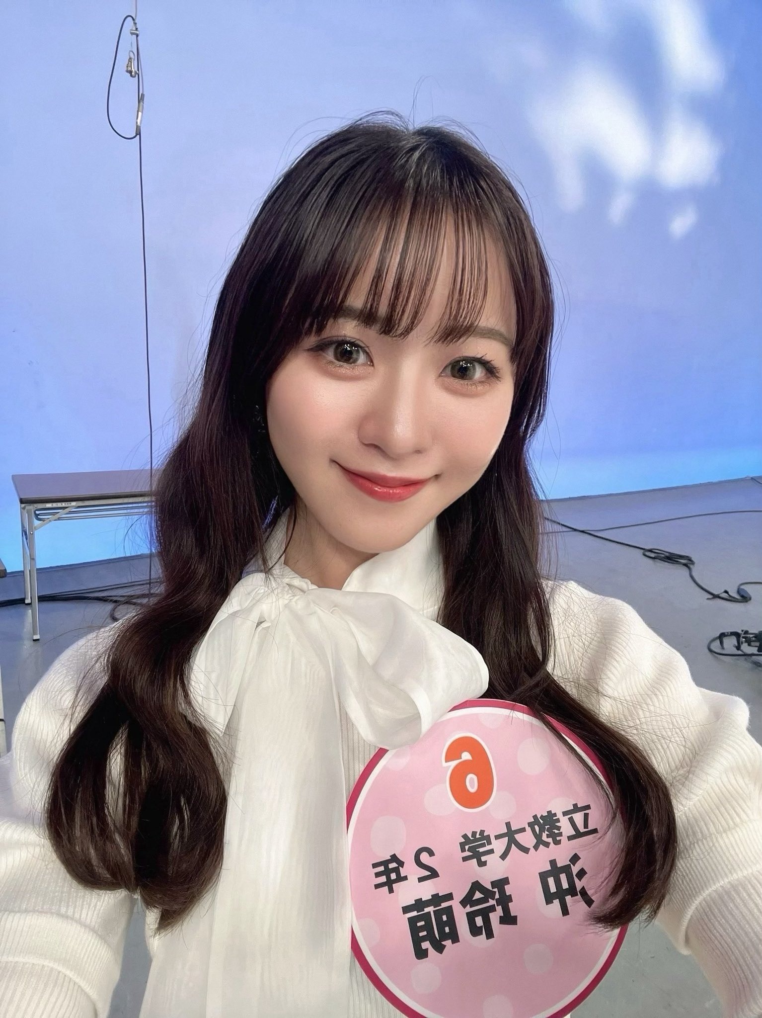 來自立教大學2年級的沖玲萌，她目前也是個網紅。（翻自推特）