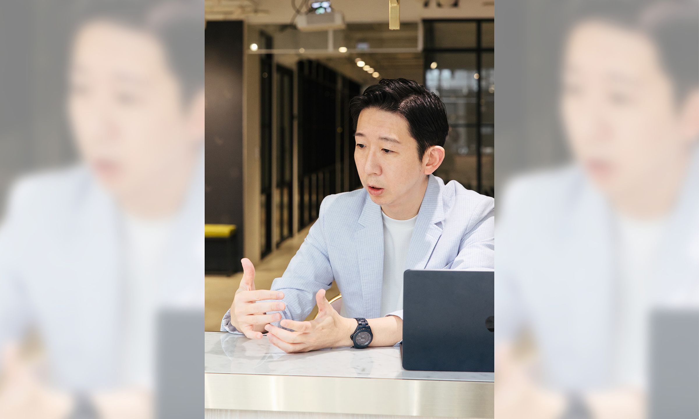 執行長李宗翰是技術長出身，寫過程式、帶過研發團隊、說話條理分明，這種「理工男」的背景，讓他看直播產業的角度很不一樣。