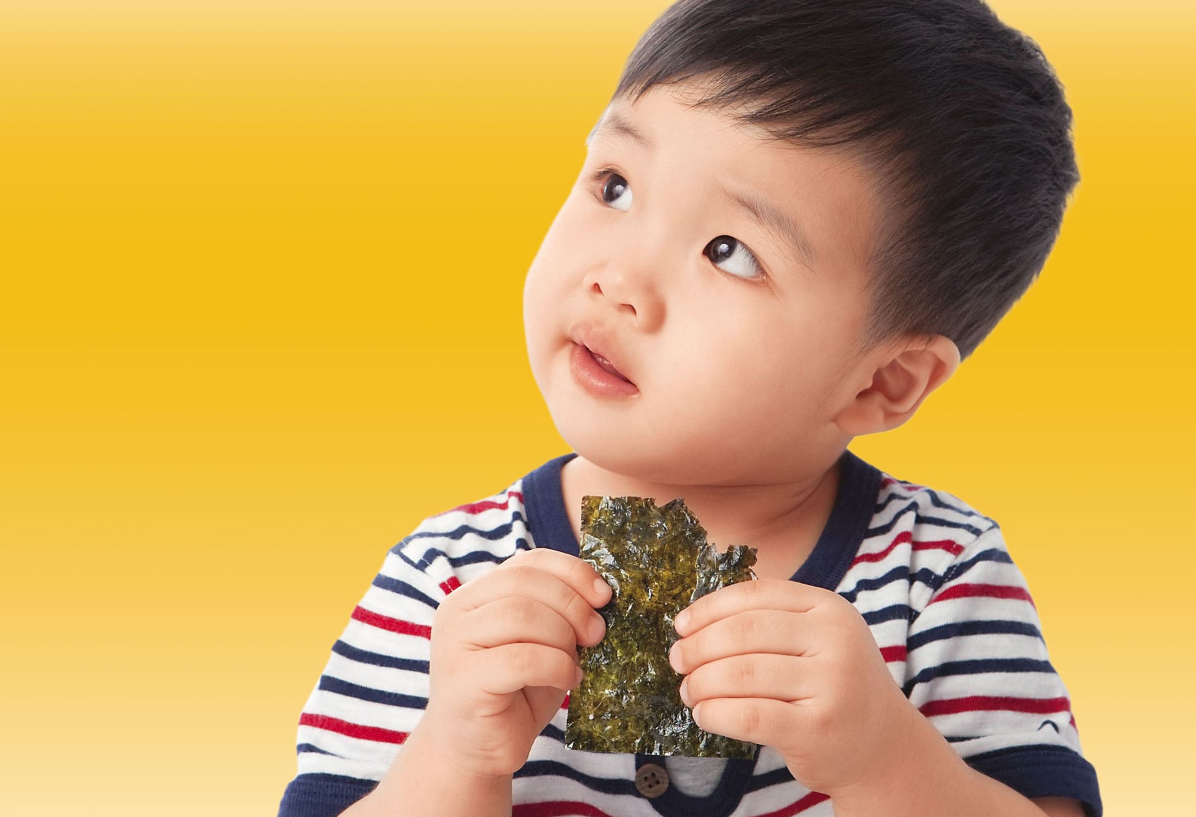 部分品牌的韓國進口嬰幼兒海苔食品，被驗出重金屬鉛、鎘超標。（東方IC）