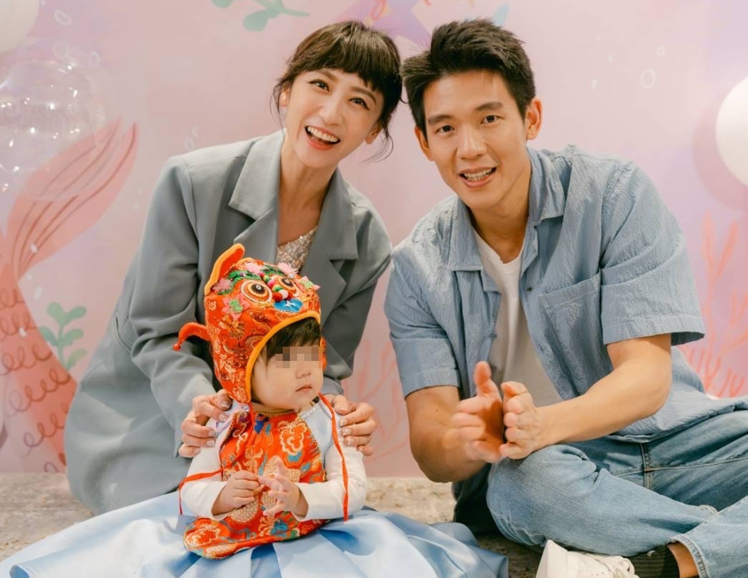 蔡允潔近日幫女兒「小福星」辦抓周派對。（Playground提供）