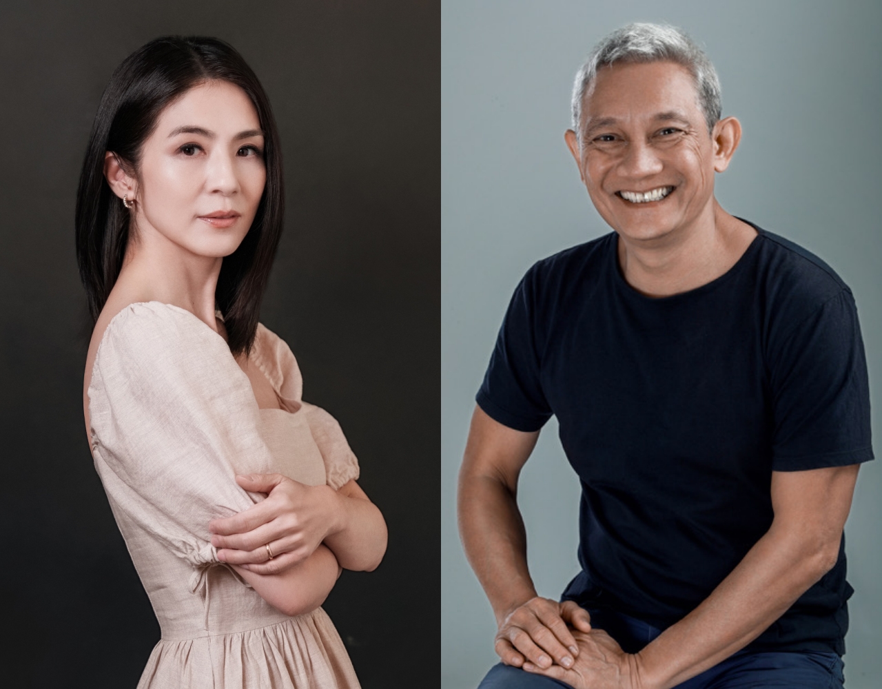 女星楊采妮（左）與導演張之亮（右）將擔任揭曉第27屆台北電影節「百萬首獎」的頒獎人。（台北電影節提供）